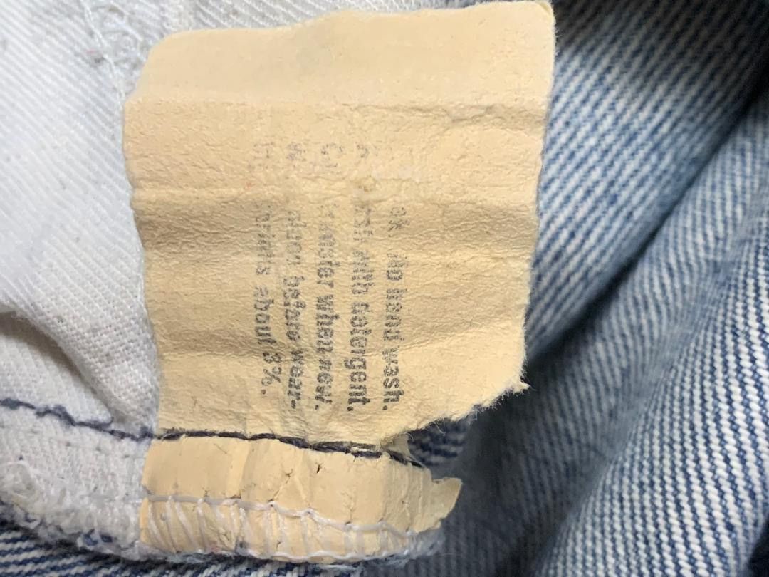 Levi's Vintage Clothing Vintage Levi’s Orange Tab Distressed Bootcut Denim Size 35" - 6 Thumbnail