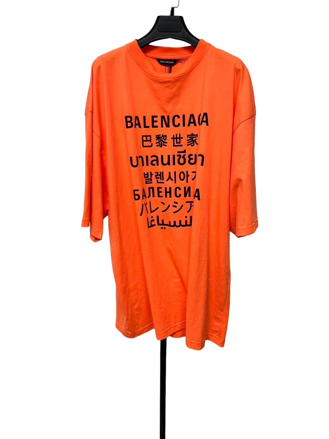 Balenciaga Balenciaga Languages Logo T-Shirt Size M Size US M / EU 48-50 / 2 - 1 Thumbnail