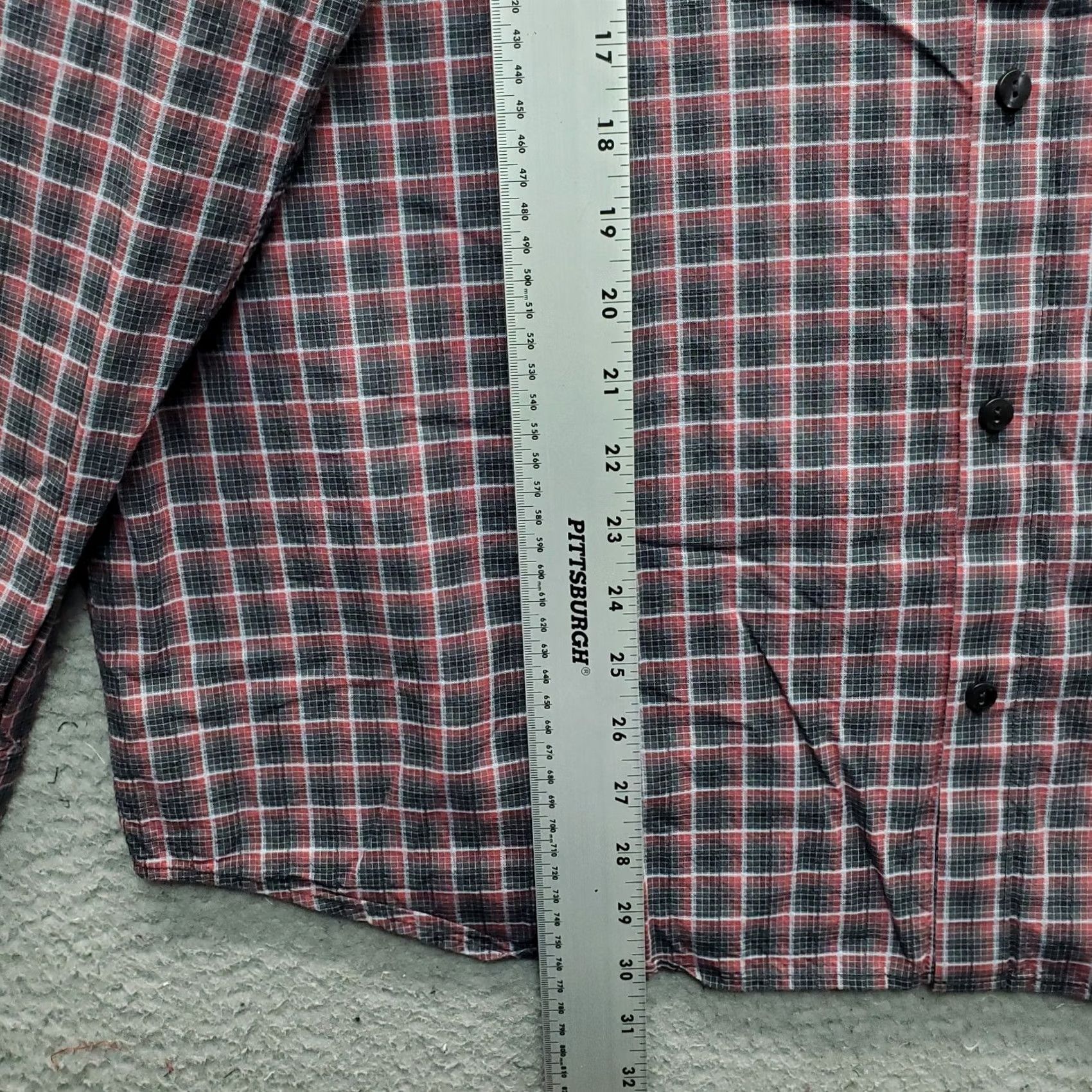 Calvin Klein Calvin Klein Shirt Mens XXL Multi Plaid Button-Up Long Sleeve Collared Casual Shirt Size US XXL / EU 58 / 5 - 3 Thumbnail
