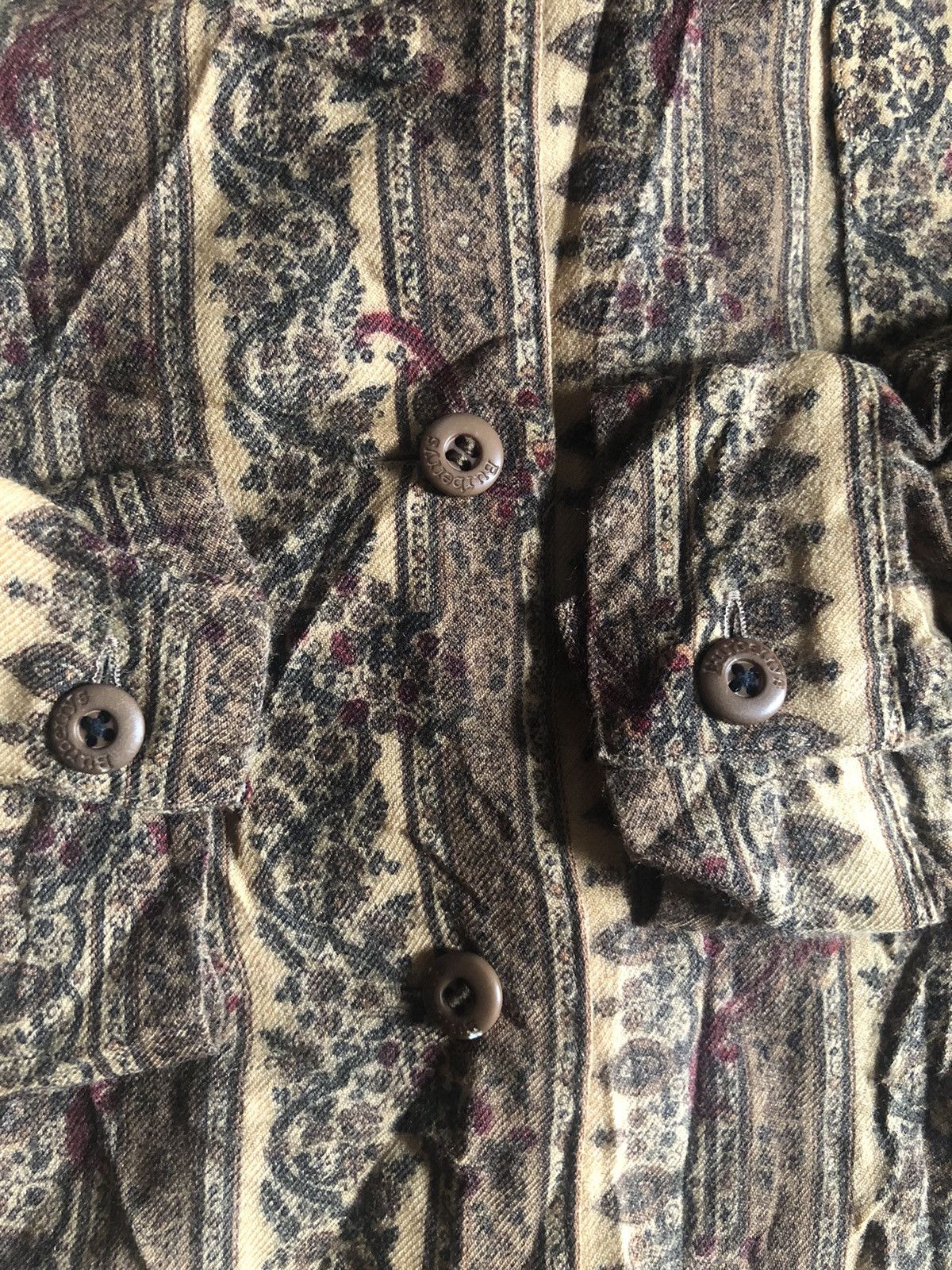Art Comes First × Burberry Vintage burberrys striped baroque multicolour B/D shirt Size US M / EU 48-50 / 2 - 5 Thumbnail