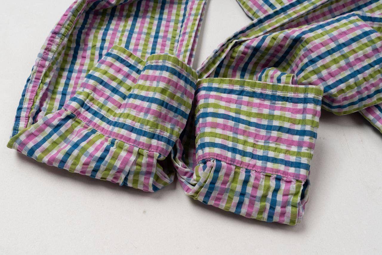 Etro 🔵ETRO Italy 39 Multicolour Check Bottom Up Shirt Made Italy Size US M / EU 48-50 / 2 - 12 Thumbnail