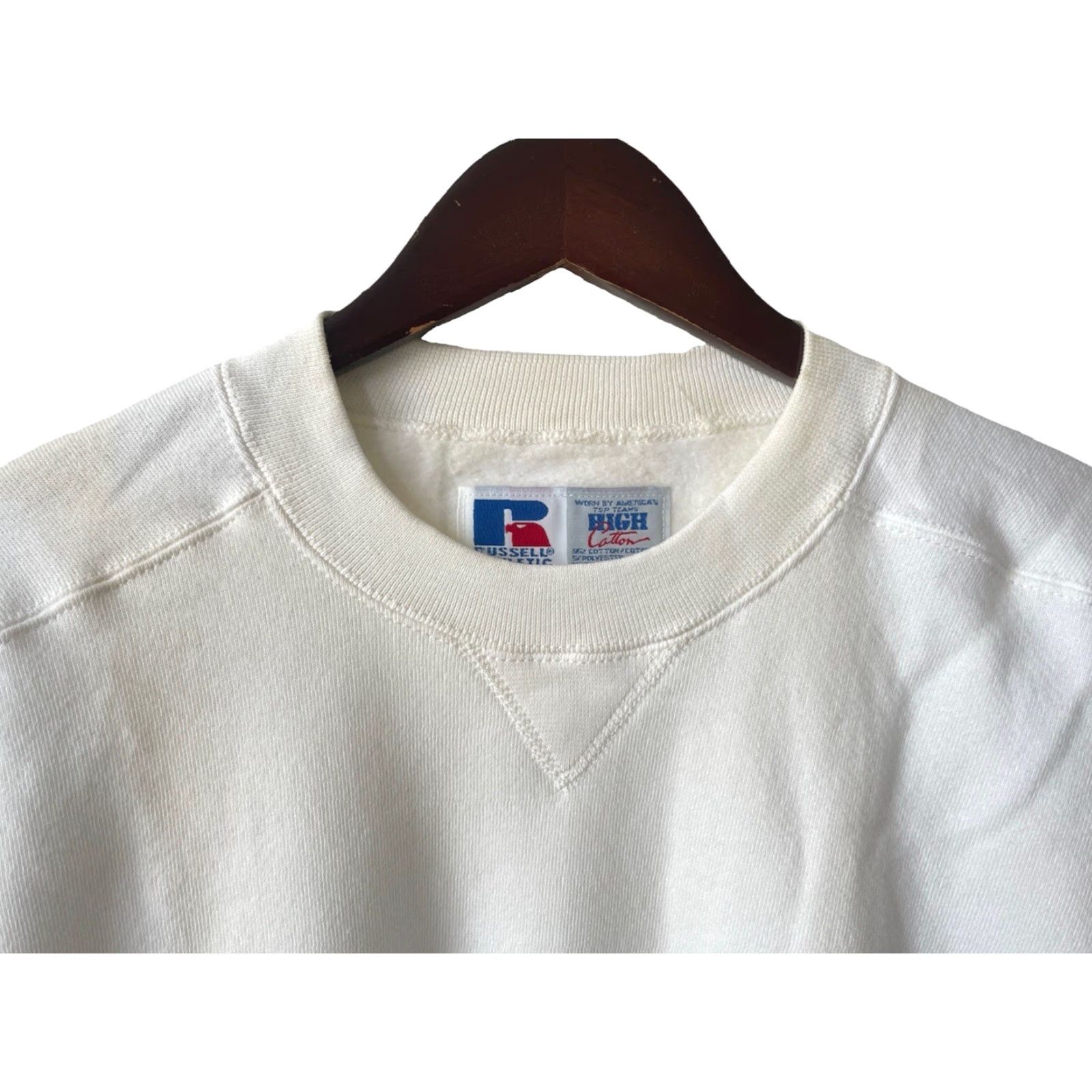 Russell Athletic vintage russell high cotton crewneck sweatshirt mens M white 90s deadstock NWT Russell Athletic Sweatshirt Crew Mens Size US M / EU 48-50 / 2 - 4 Thumbnail
