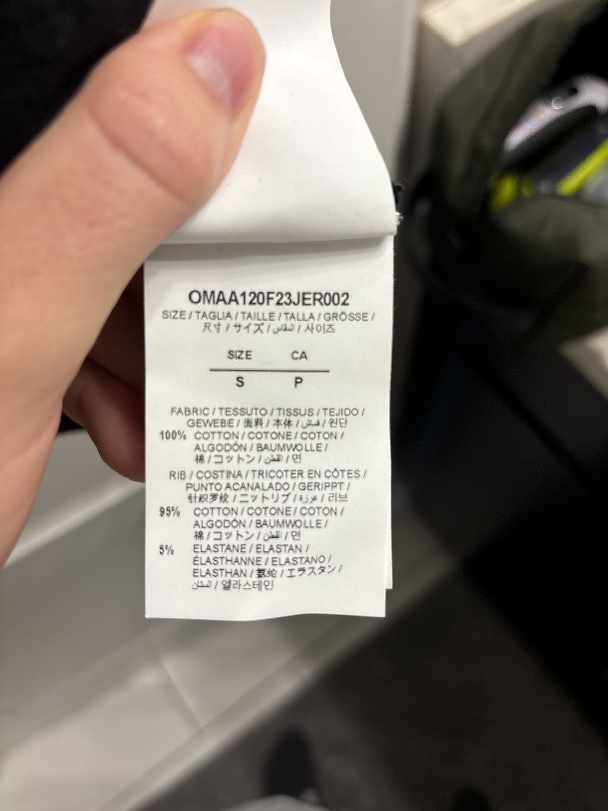 Off-White Off white blurred logo Size US S / EU 44-46 / 1 - 4 Thumbnail