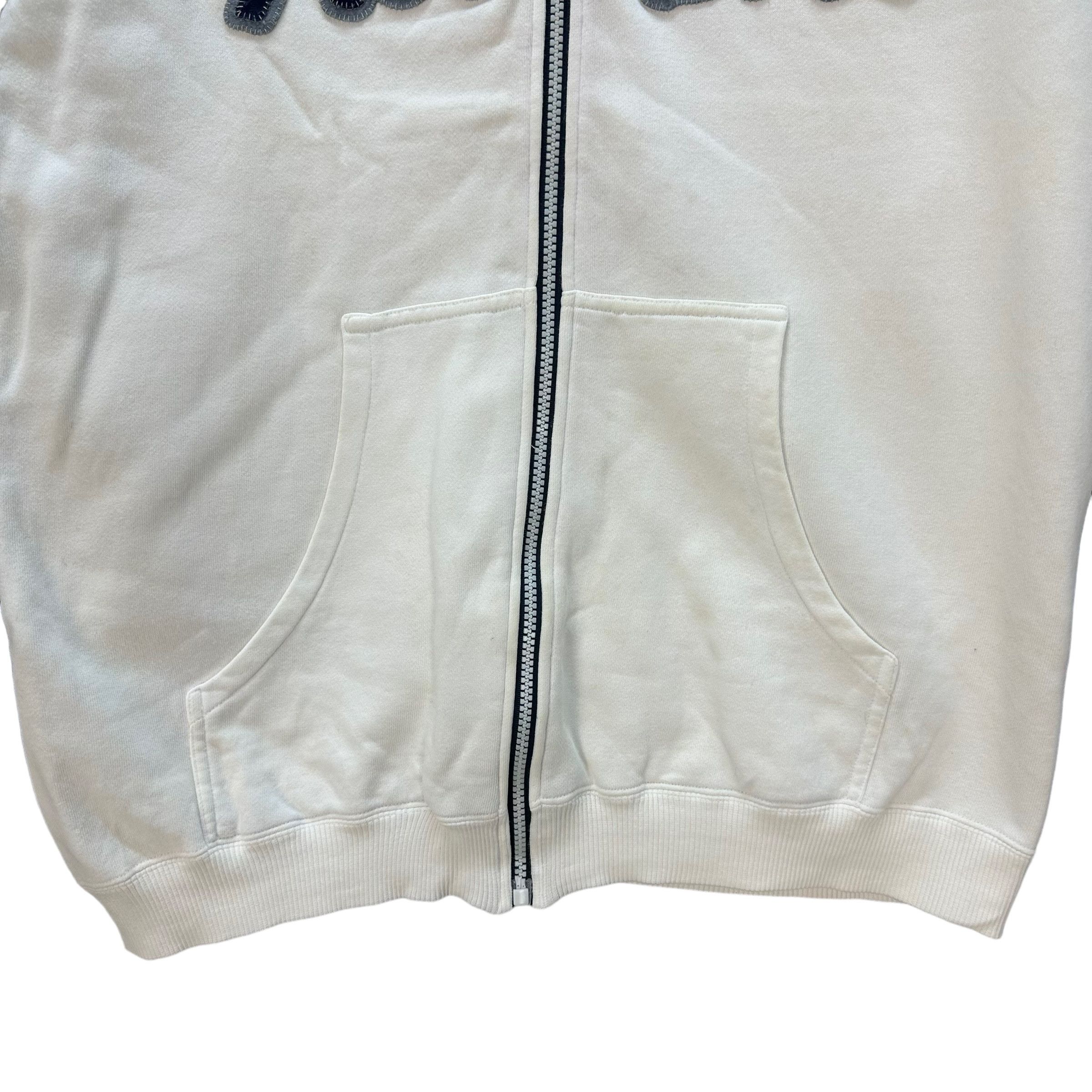 Vintage AIR BASE SPELLOUT BIG LOGO ZIPPER HOODIES #8742-024 Size US L / EU 52-54 / 3 - 4 Thumbnail
