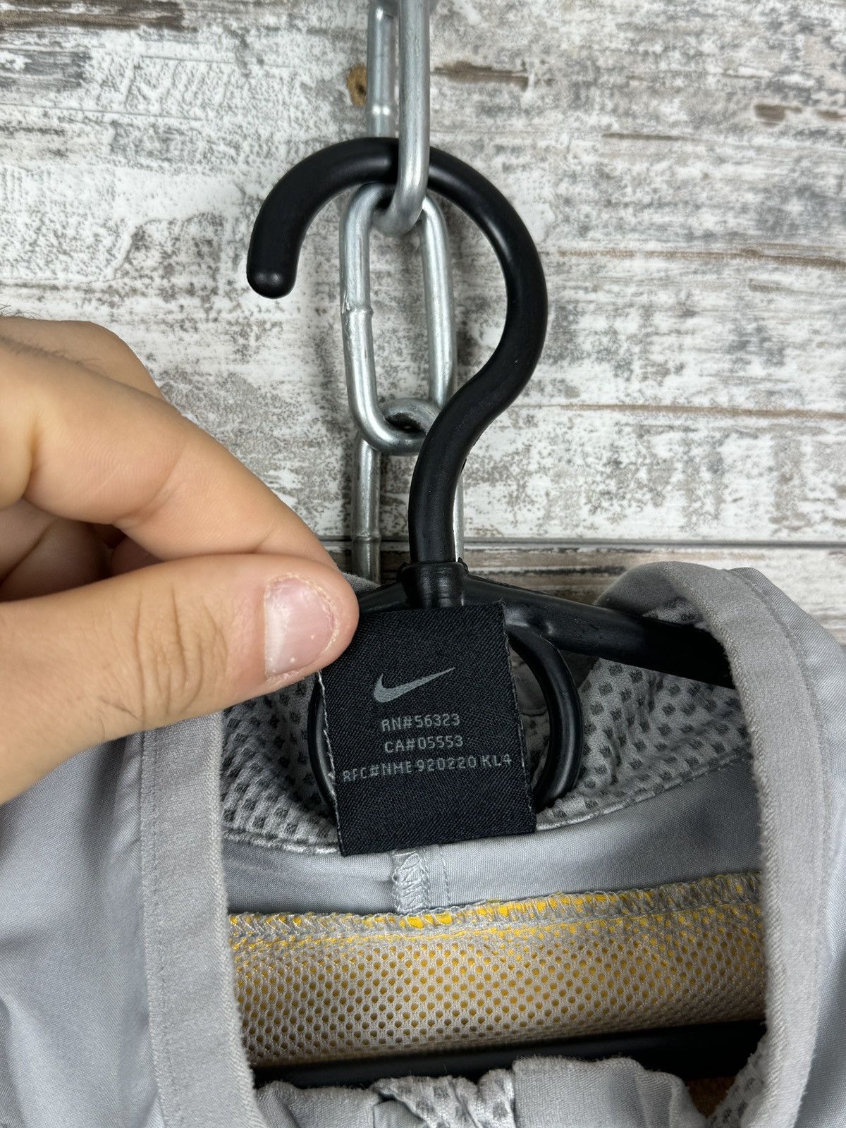 Nike Mens Vintage Nike swoosh grey track jacket Olympic acg drill Size US L / EU 52-54 / 3 - 11 Thumbnail