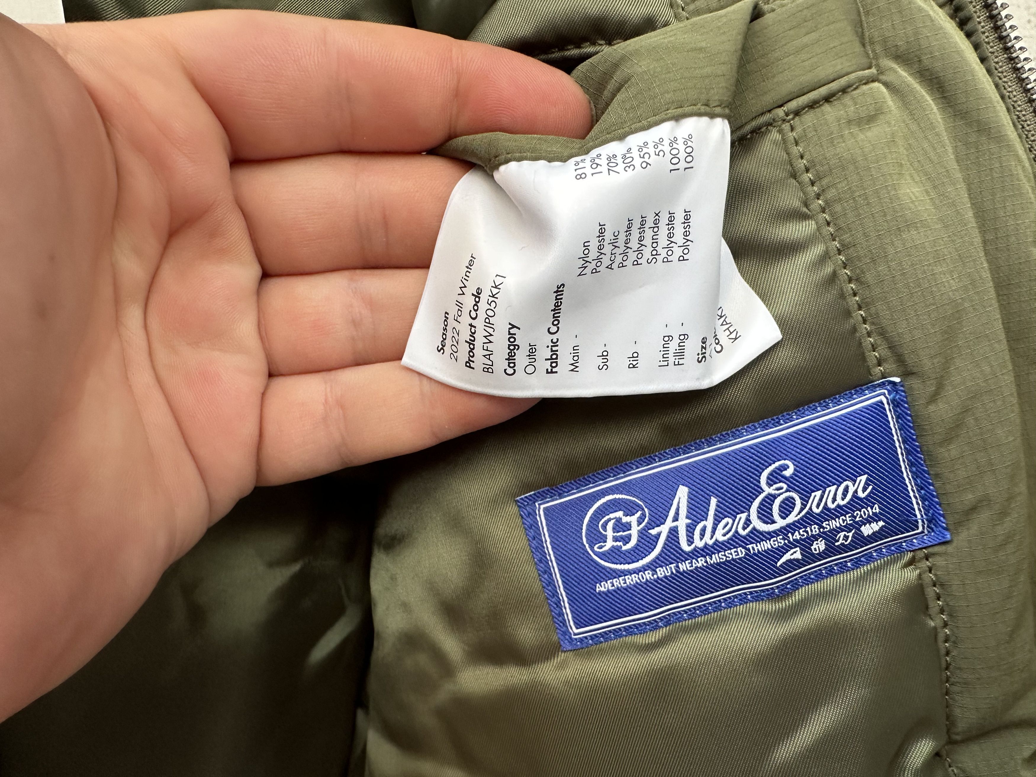 Ader Error BNWT Embroidered Bomber Jacket Size US M / EU 48-50 / 2 - 7 Thumbnail