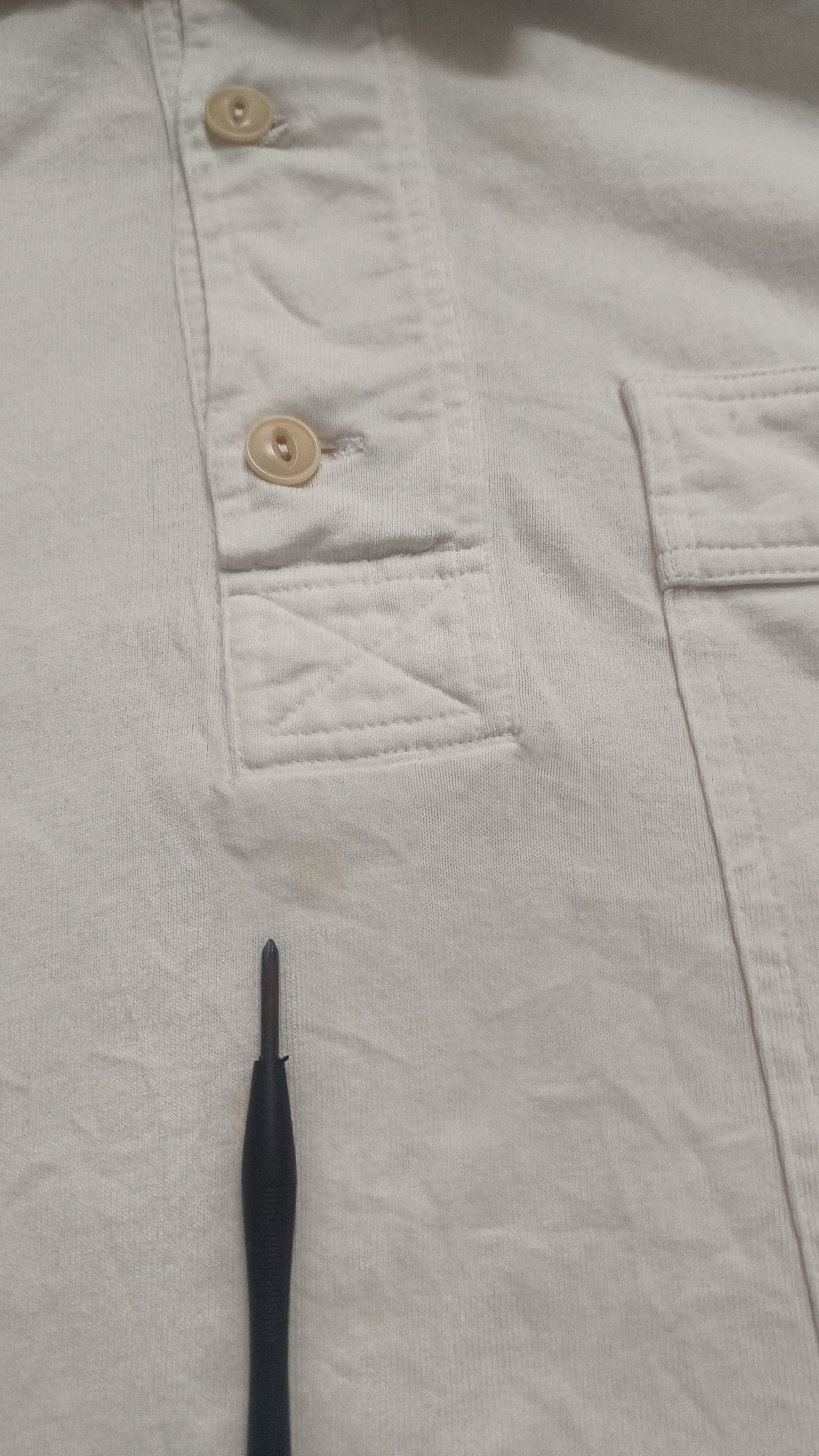 Nigel Cabourn 🔥🔥Rare Nigel carbourn Polo Cream Tee Size US M / EU 48-50 / 2 - 6 Thumbnail