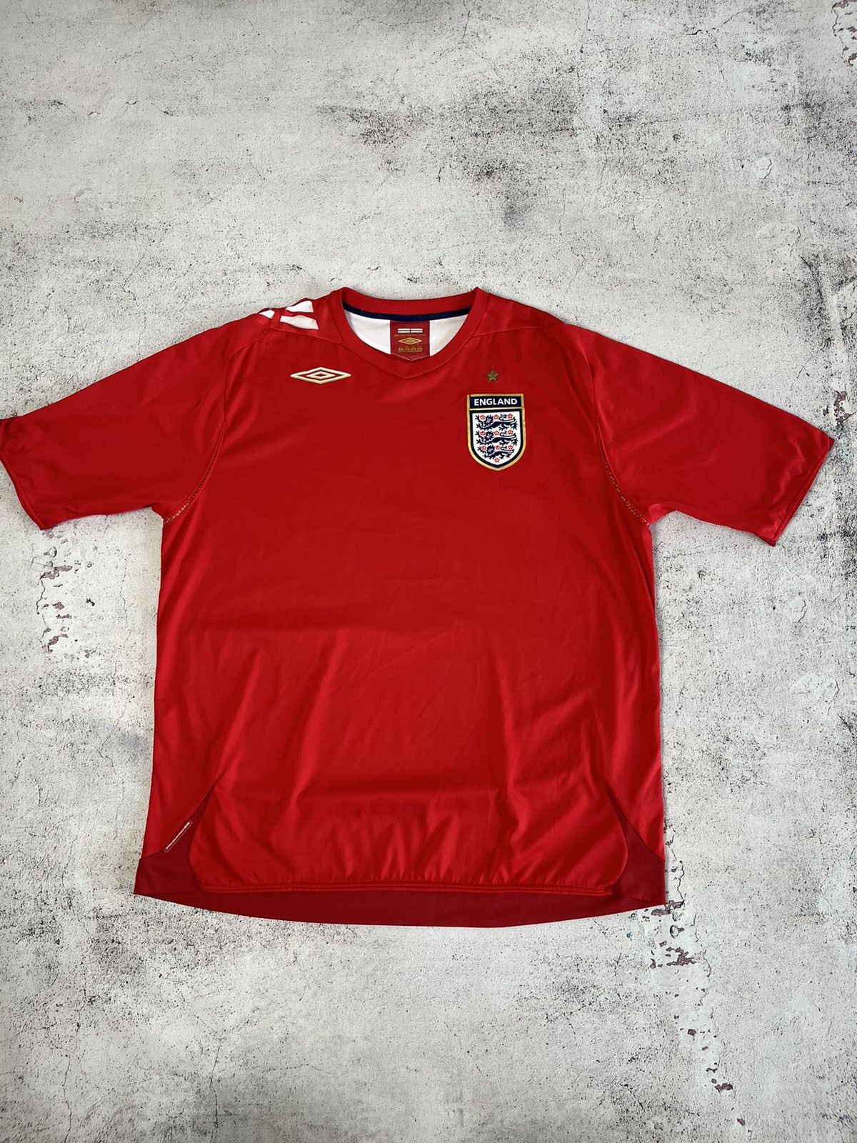 Umbro ENGLAND NATIONALS 2006/2008 AWAY FOOTBAL SOCCER JERSEY UMBRO Size US XXL / EU 58 / 5 - 2 Thumbnail