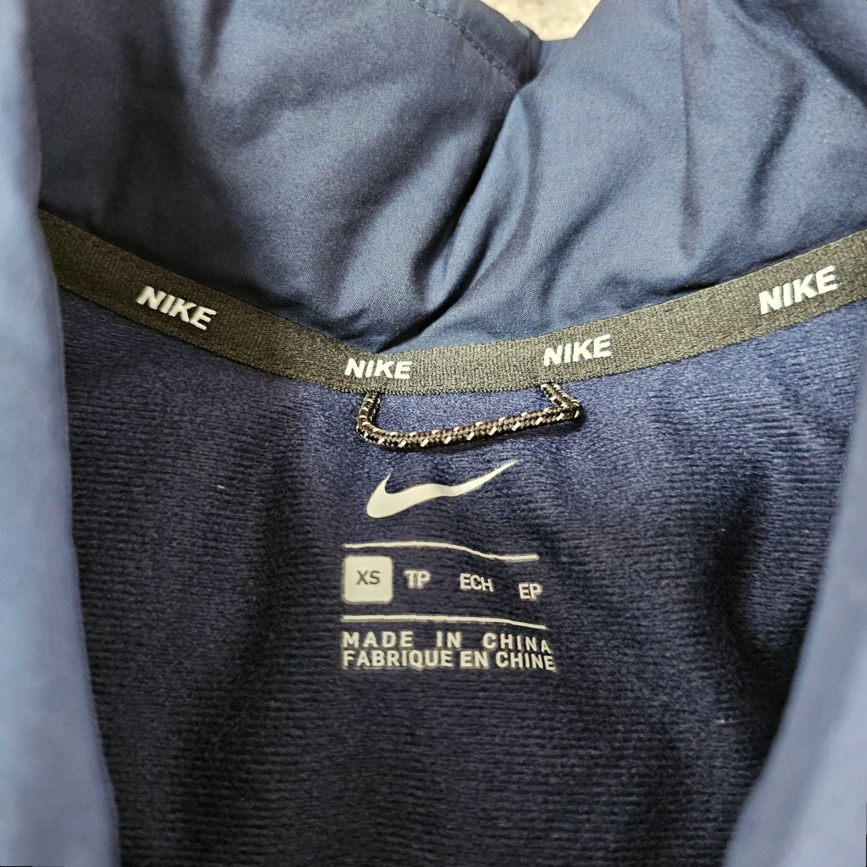 Nike Nike Jacket Mens XS Navy Bomber Puffer Goose Down Fill Full Zip Outdoor Size US XS / EU 42 / 0 - 3 Thumbnail