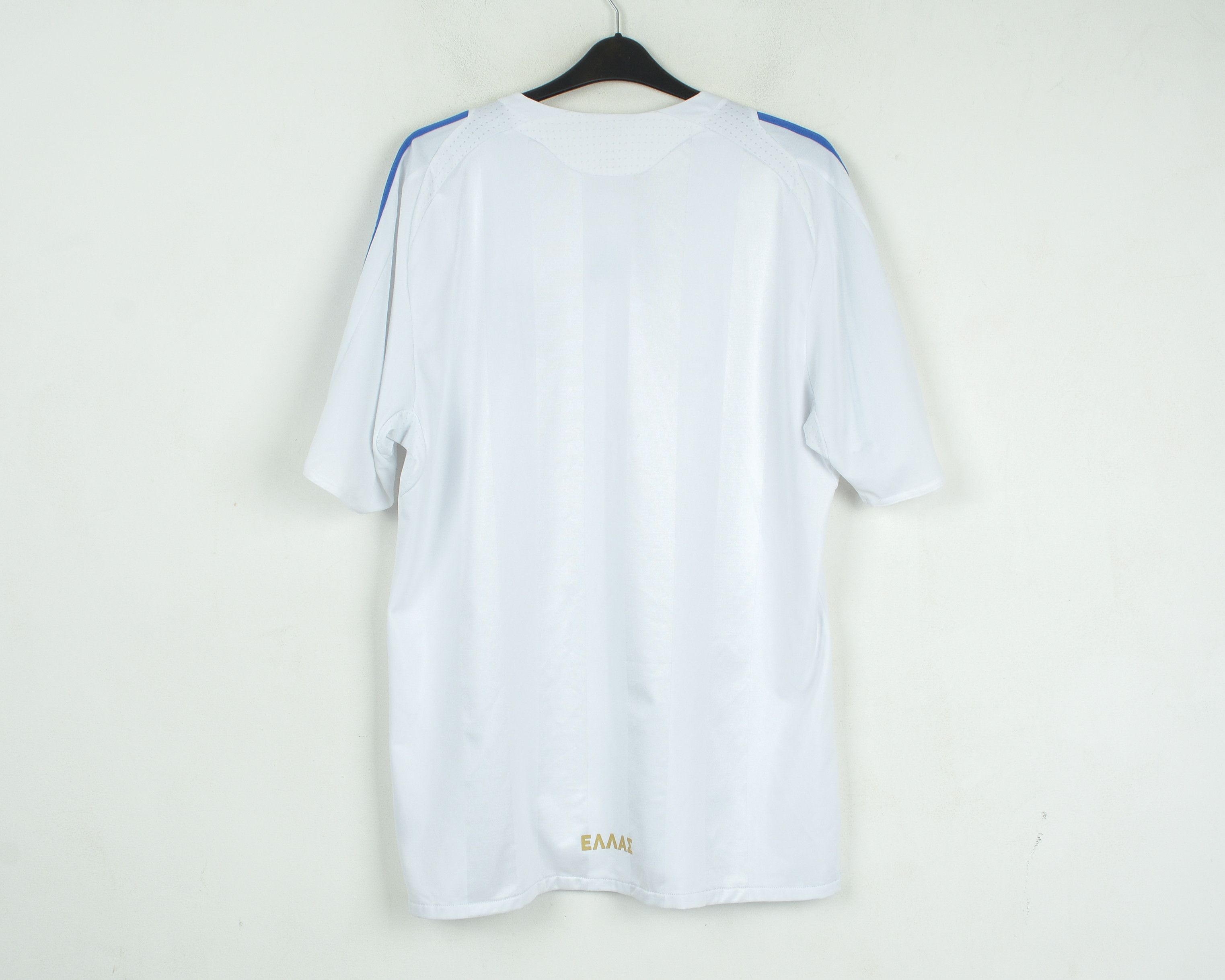 Adidas Greece 2XL Football Soccer Home Jersey Shirt EURO 2008 2009 Size US XXL / EU 58 / 5 - 7 Thumbnail