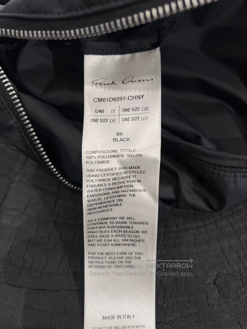 Rick Owens Rick Owens Champion Nylon Five-pointed Star Embroidered Fa Size ONE SIZE - 6 Thumbnail