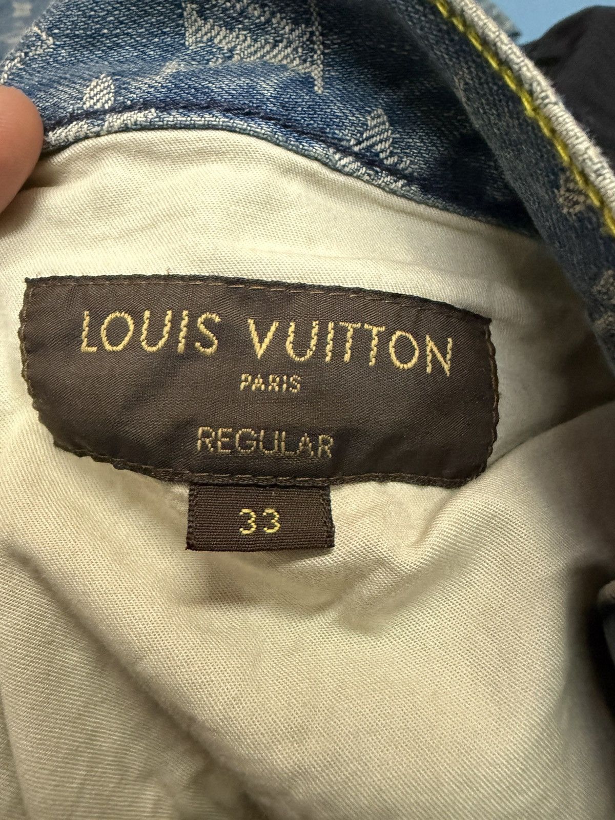 Louis Vuitton × Supreme LOUIS VUITTON X SUPREME DENIM Size US 33 - 9 Thumbnail