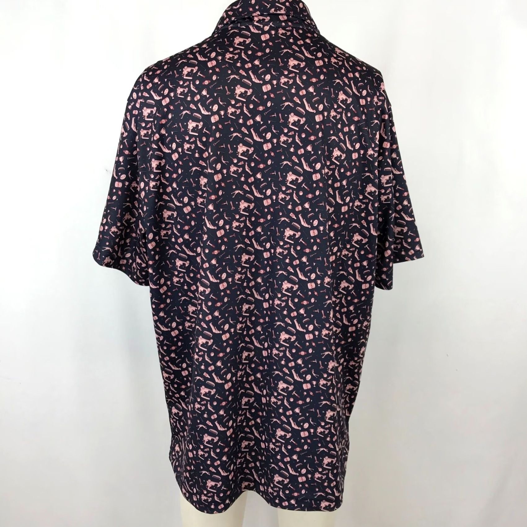 Vintage WALTER HAGEN Golf Polo Shirt Mens XL NAVY Short Sleeve Collared Size US XL / EU 56 / 4 - 6 Thumbnail