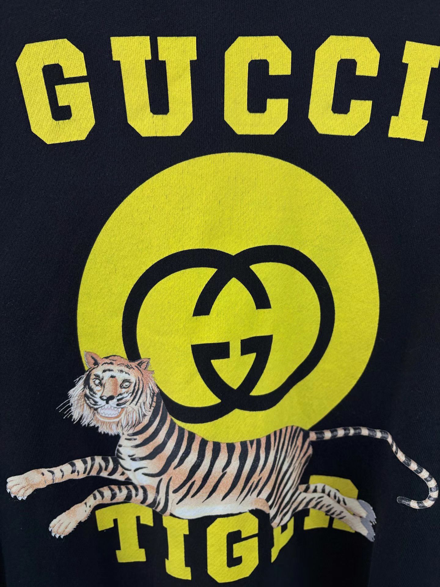 Gucci GUCCI Double G Tiger Print Long Sleeve Sweatshirt Size US L / EU 52-54 / 3 - 3 Thumbnail