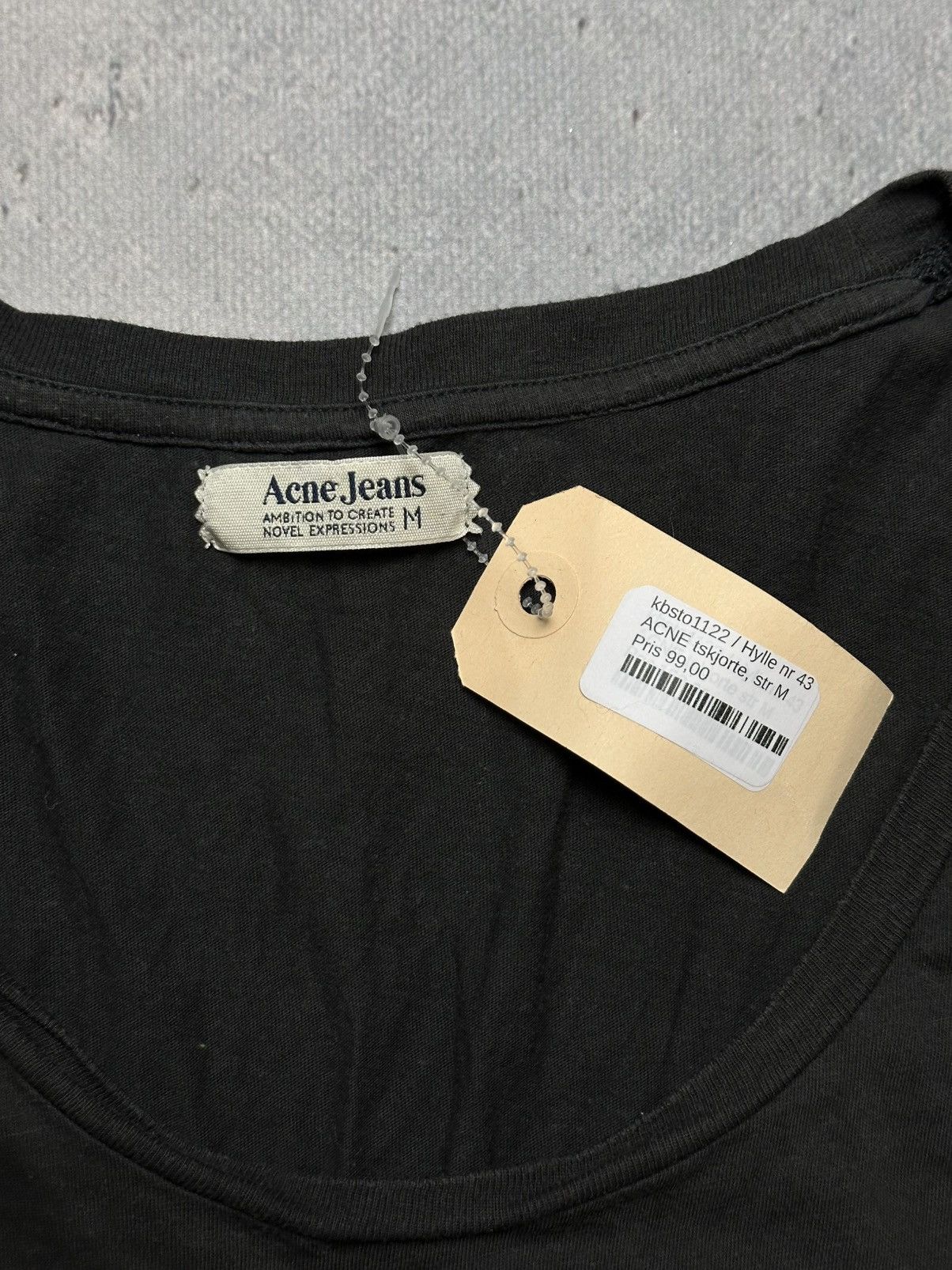 Acne Studios Acne Jeans Studios Logo A/W 07 T-Shirt Faded Vintage y2k Size M / US 6-8 / IT 42-44 - 6 Thumbnail
