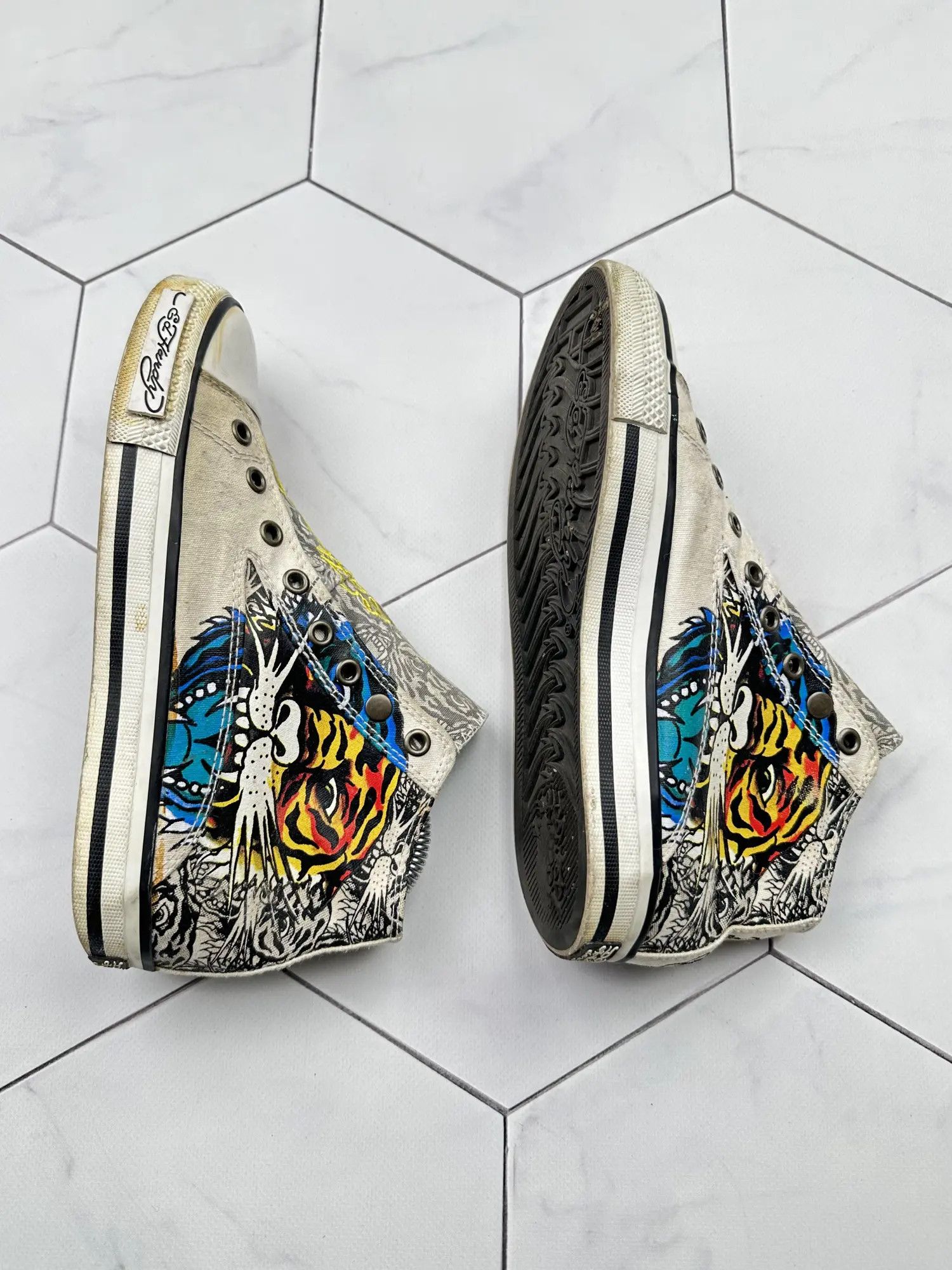 Ed Hardy Ed Hardy Vintage Shoes (B287) Size US 5 / IT 35 - 3 Thumbnail