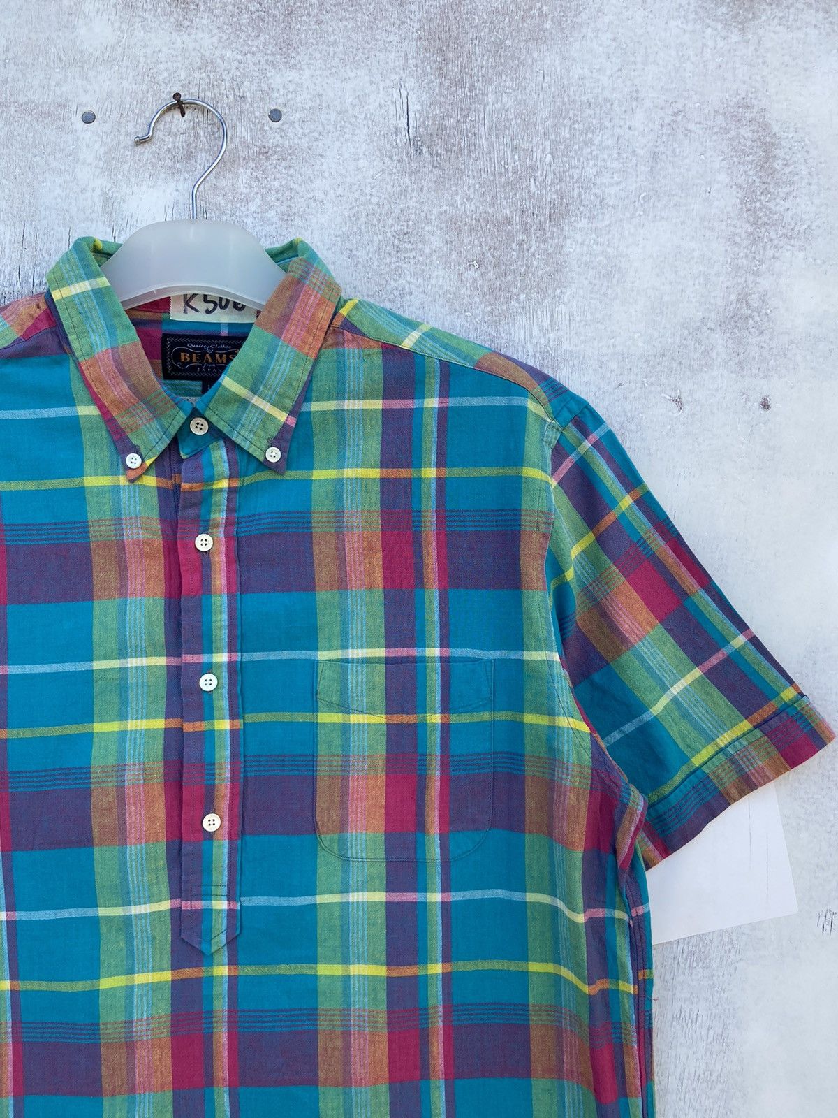 トップス BEAMS JAPAN CRAZY LOOSE CHECK SHIRTS XL BEAMS JAPAN CRAZY LOOSE CHECK SHIRTS XL