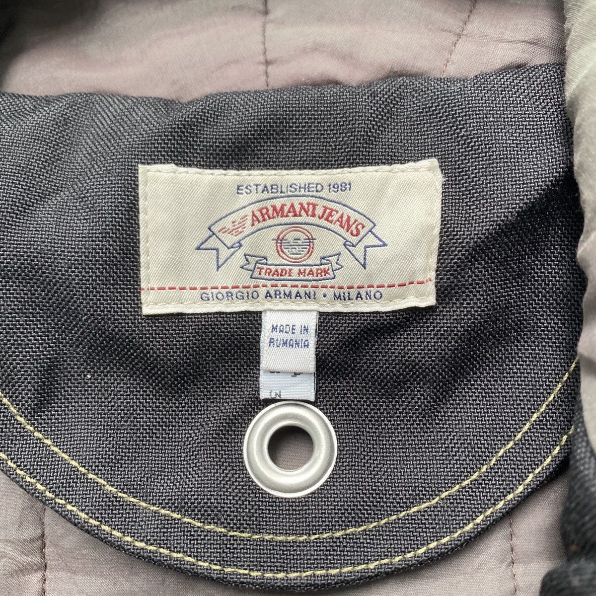 Armani × Giorgio Armani Vintage Armani Jeans by Giorgio Armani Coat Parka jacket Size US L / EU 52-54 / 3 - 6 Thumbnail