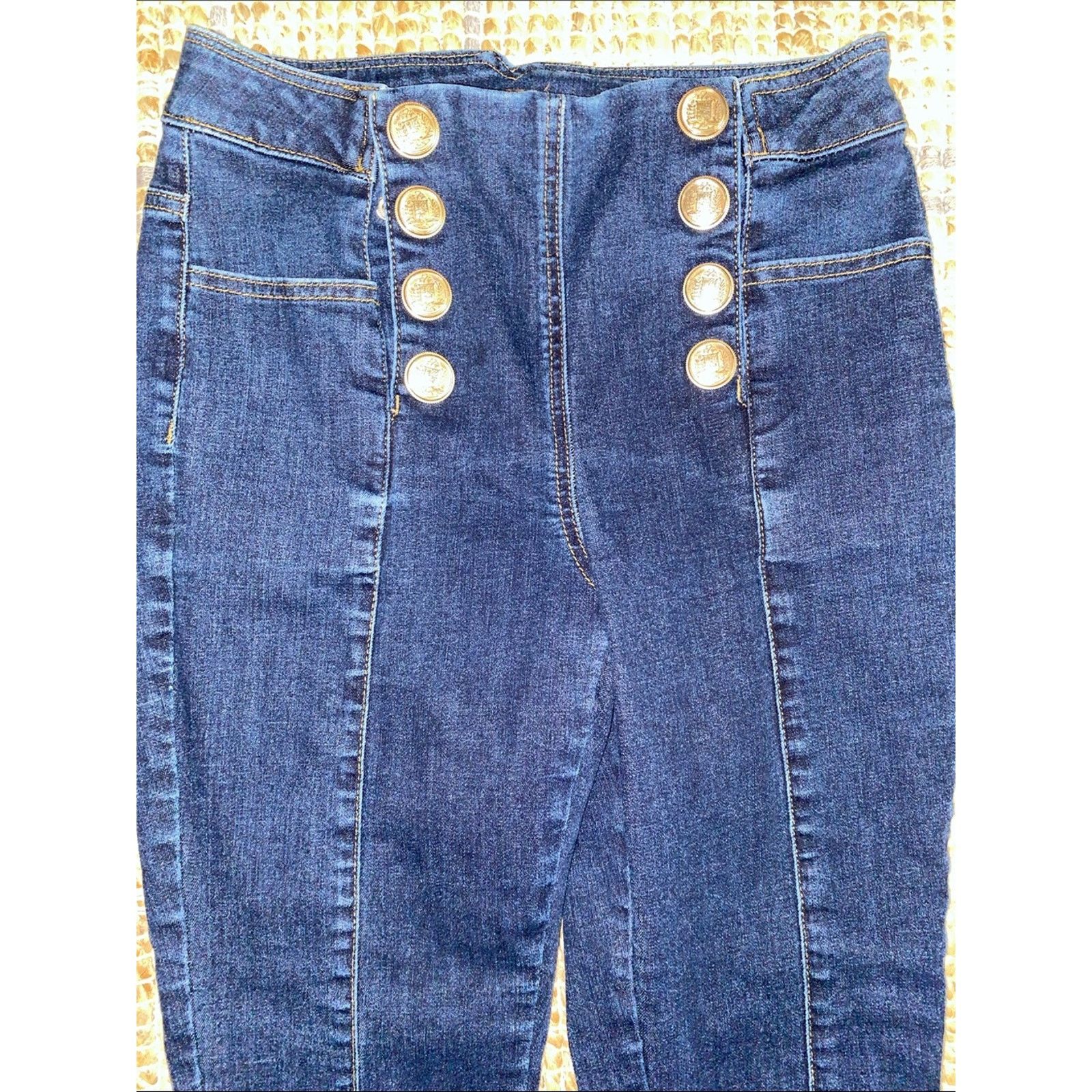 J.McLaughlin J McLaughlin Hastings Stretch Jeans sailor Nautical 2 EUC Size 26" / US 2 / IT 38 - 4 Thumbnail
