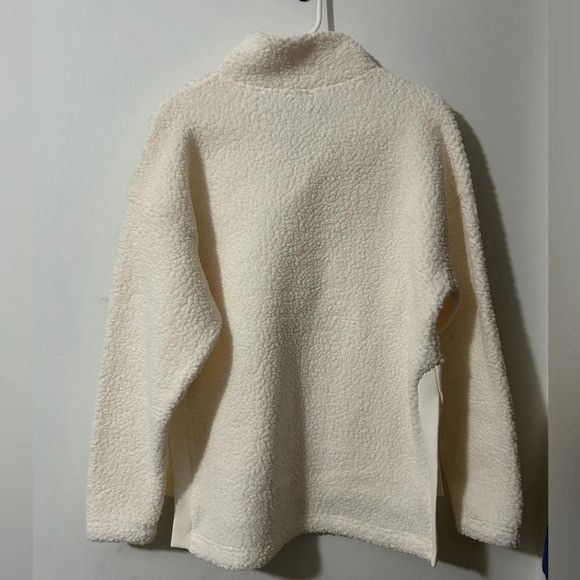 Old Navy Old Navy Cream Sherpa Jacket Size S / US 4 / IT 40 - 4 Thumbnail