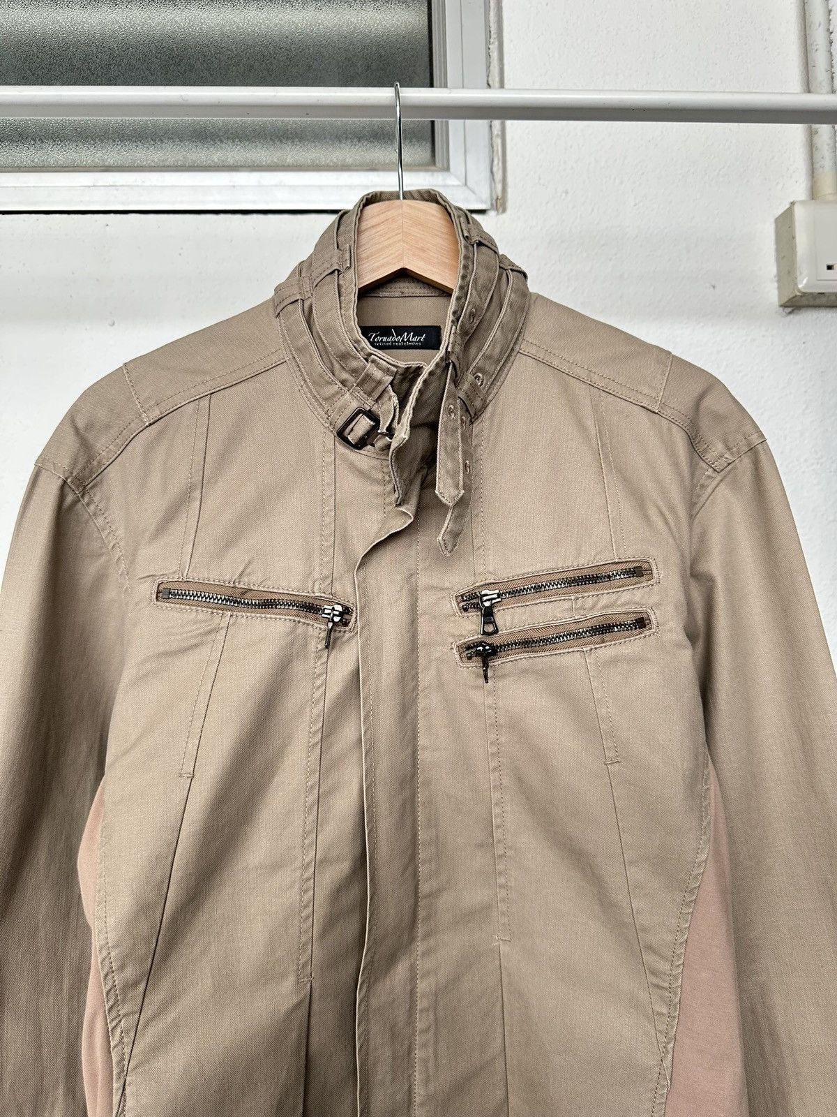Tornado Mart 00's Tornado Mart J-rock zipper rider jacket Size US M / EU 48-50 / 2 - 14 Thumbnail
