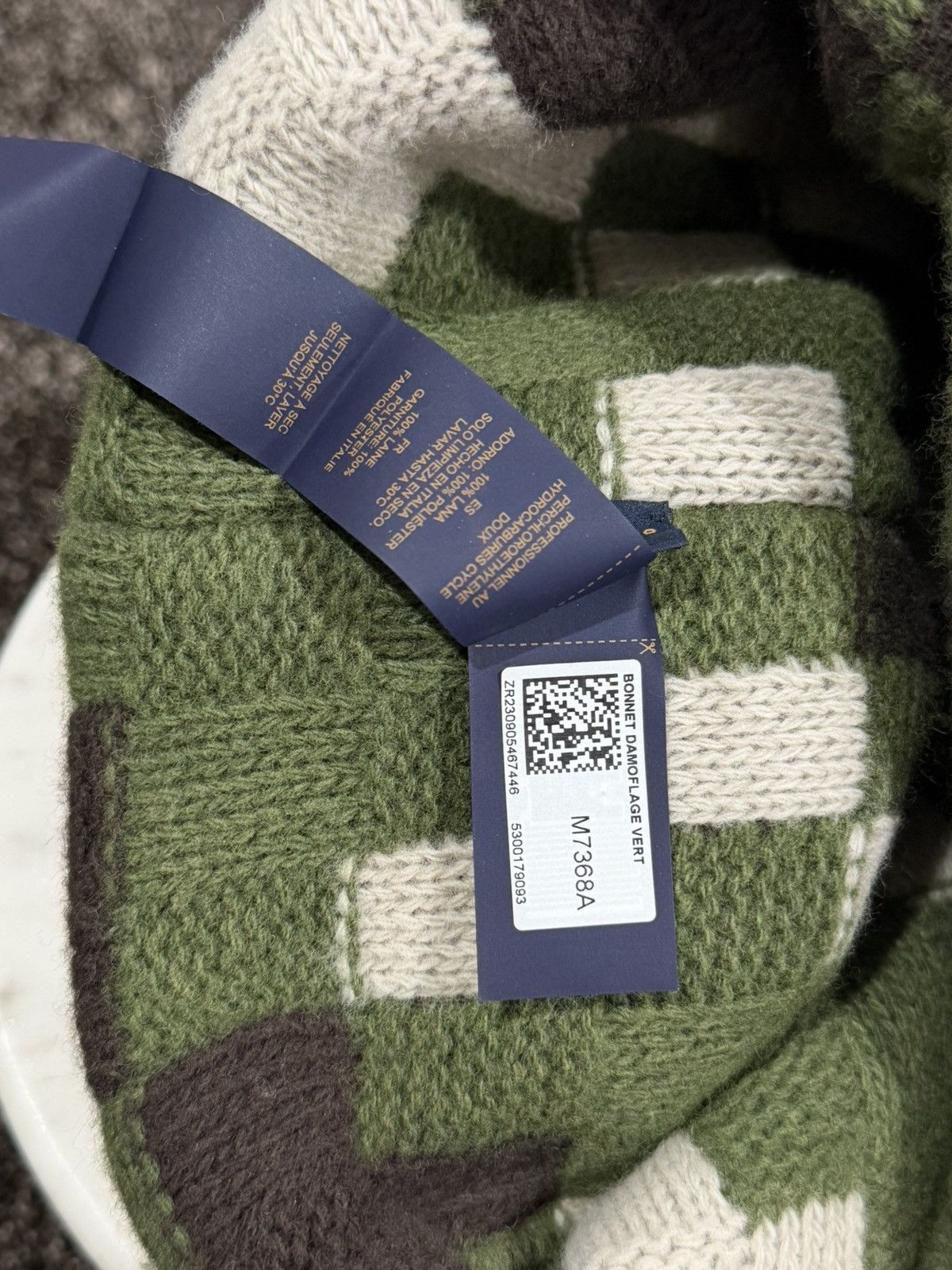 Louis Vuitton Louis Vuitton Pharrell Damoflage Damier Camo Beanie Knit Hat Size ONE SIZE - 11 Thumbnail