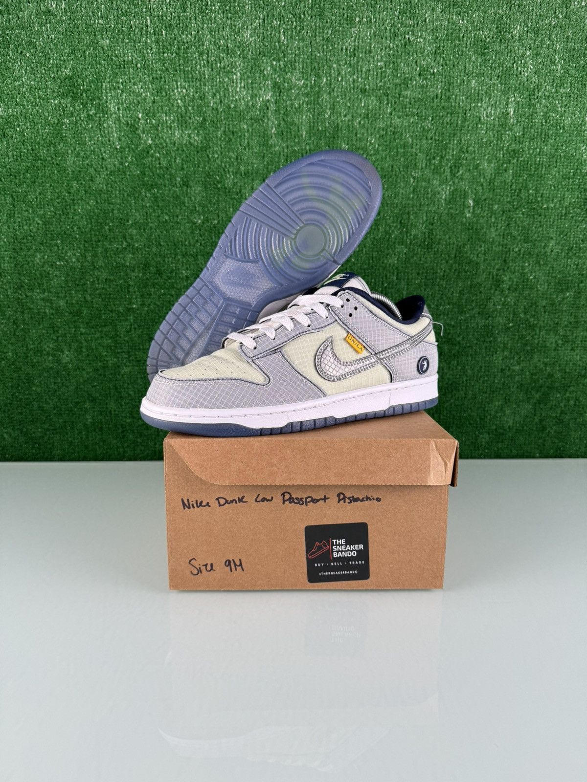 Nike Nike Dunk Low x Union LA Passport Pack Pistachio | Grailed