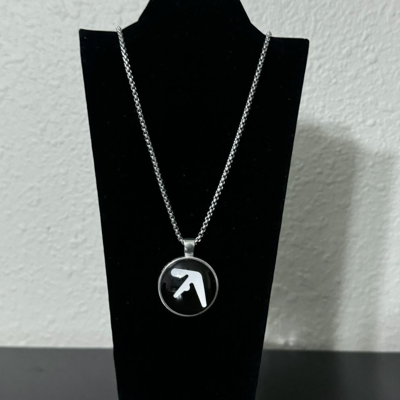 Vintage Silver Aphex Twin Necklace Size ONE SIZE - 2 Thumbnail
