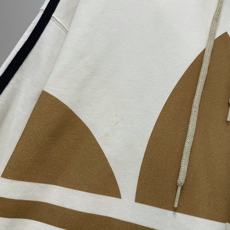 Gucci Gucci Adidas co-branded striped printed letter logo hoodie Size US M / EU 48-50 / 2 - 3 Thumbnail