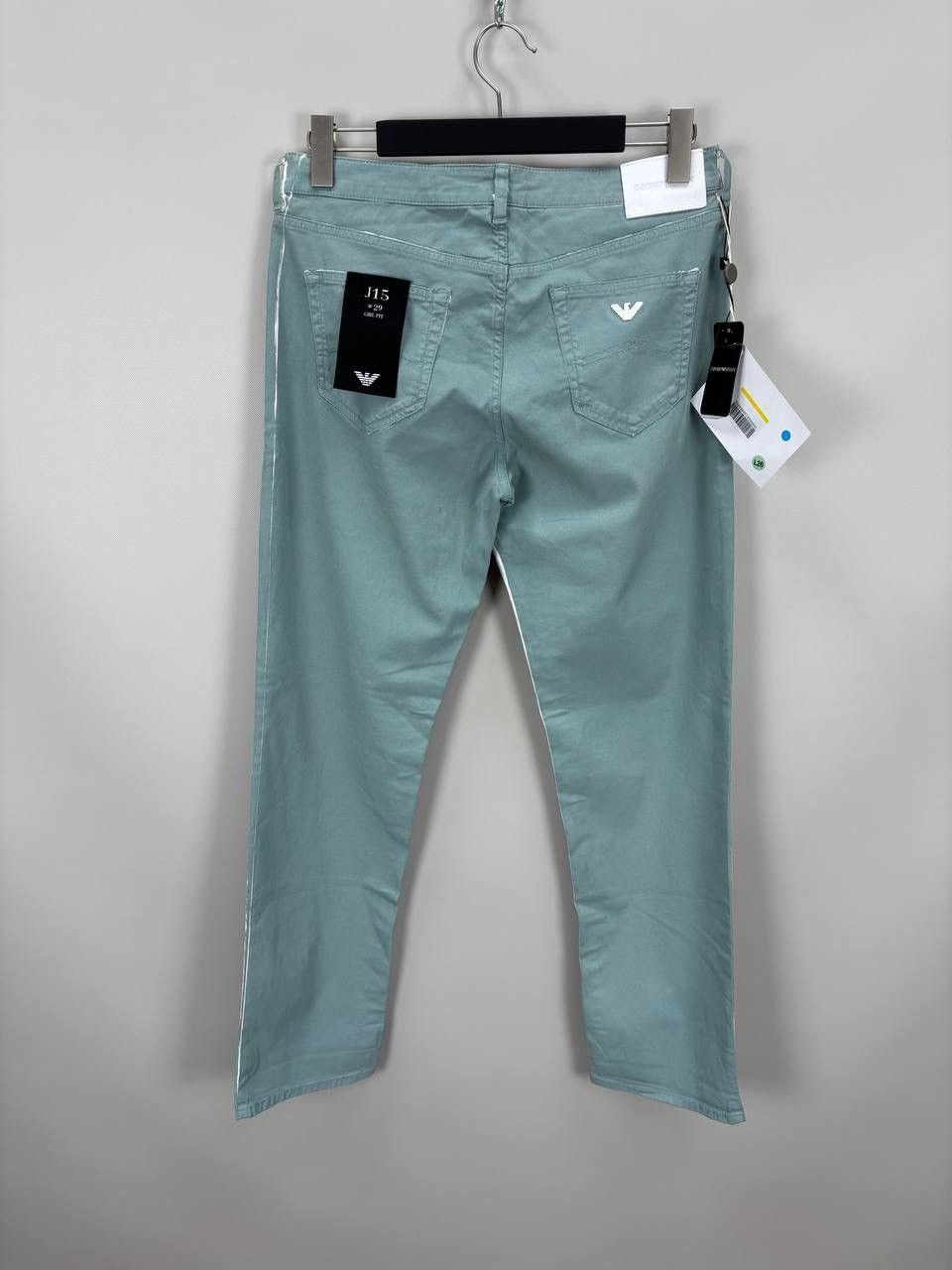 Armani × Emporio Armani Womens jeans Emporio Armani Size 29 Color Turquoise Size 26" / US 2 / IT 38 - 6 Thumbnail