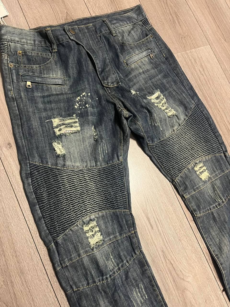 Other distressed biker pants men size 36 Size US 36 / EU 52 - 2 Thumbnail
