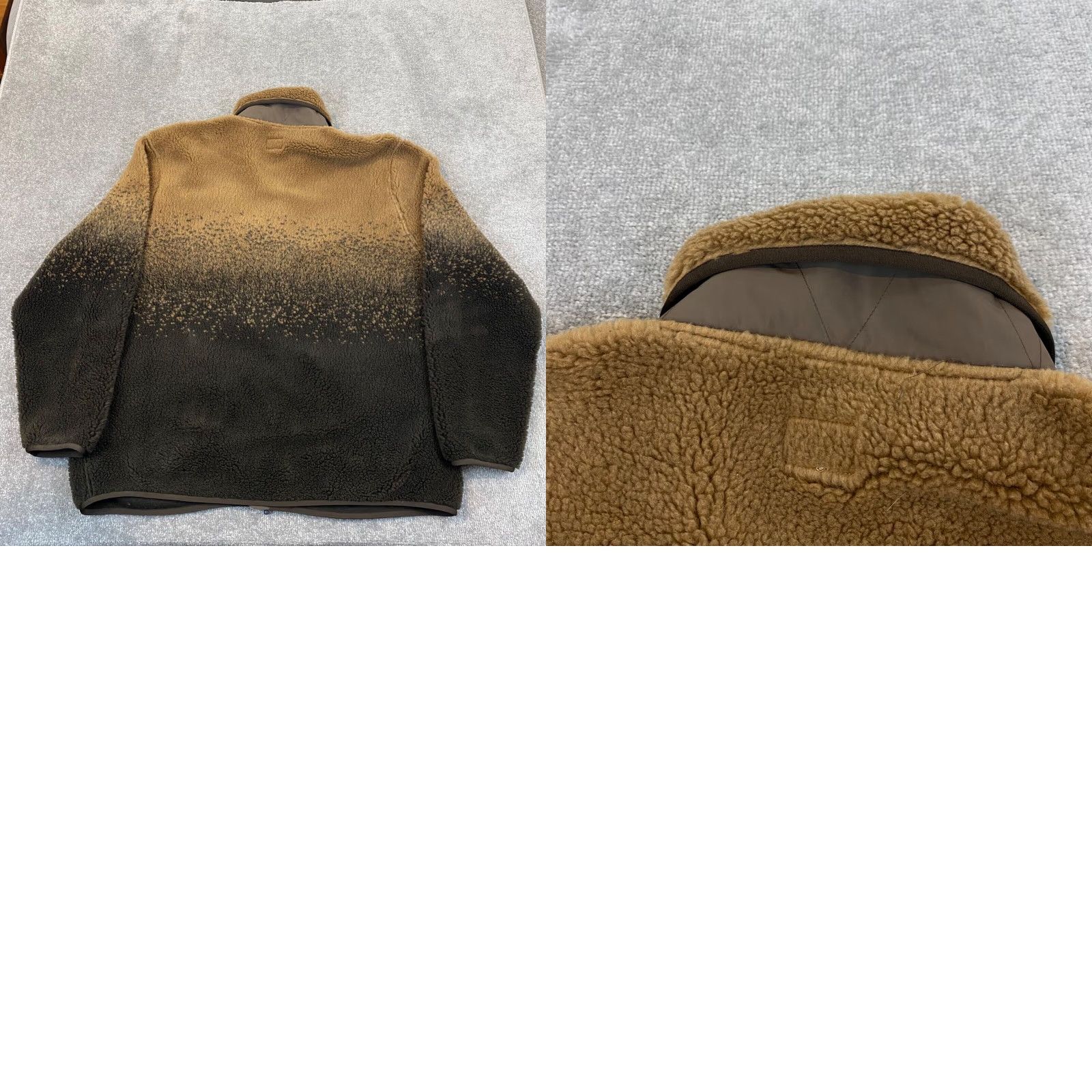 Todd Snyder TODD SNYDER Jacket Mens XL Ombre Sherpa Ranch Chore Brown Coffee Italy Snap Zip Size US XL / EU 56 / 4 - 8 Thumbnail