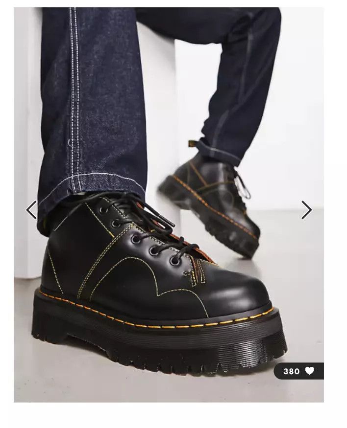 Dr. Martens DR. MARTENS CHURCH PLATFORM MONKEY BOOTS Size US 10 / EU 43 - 1 Thumbnail