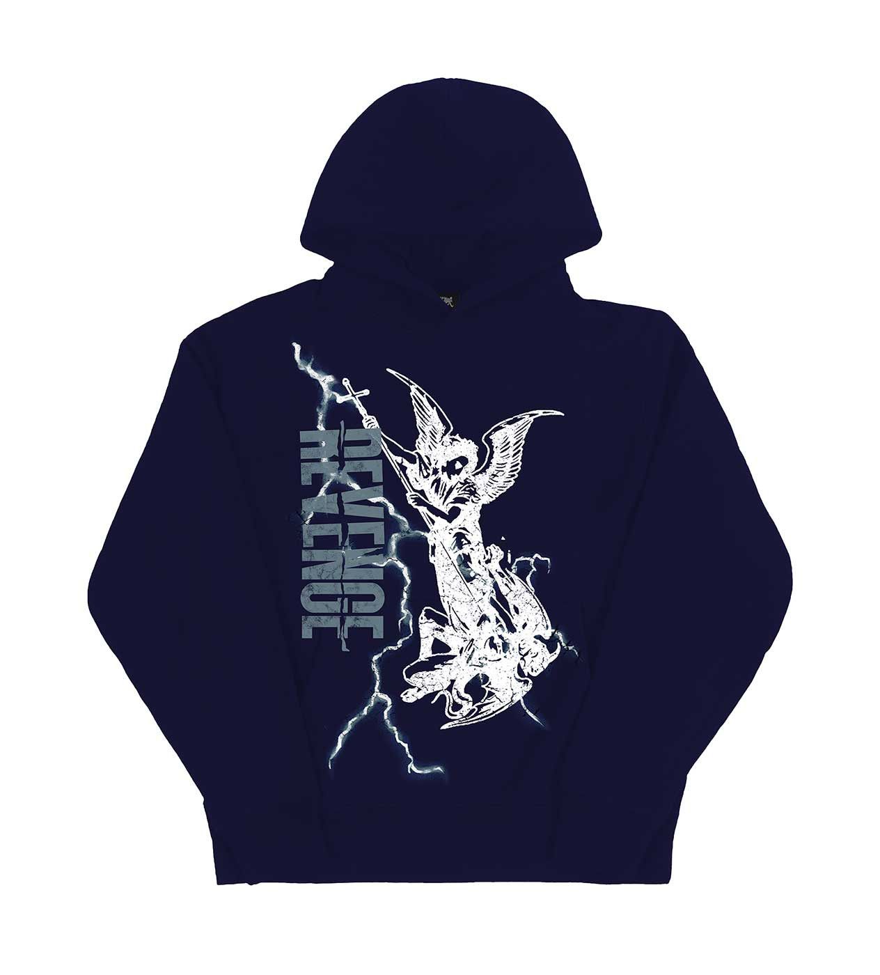 Revenge ARCHANGEL LIGHTNING HOODIE Navy Size US XXL / EU 58 / 5 - 1 Thumbnail