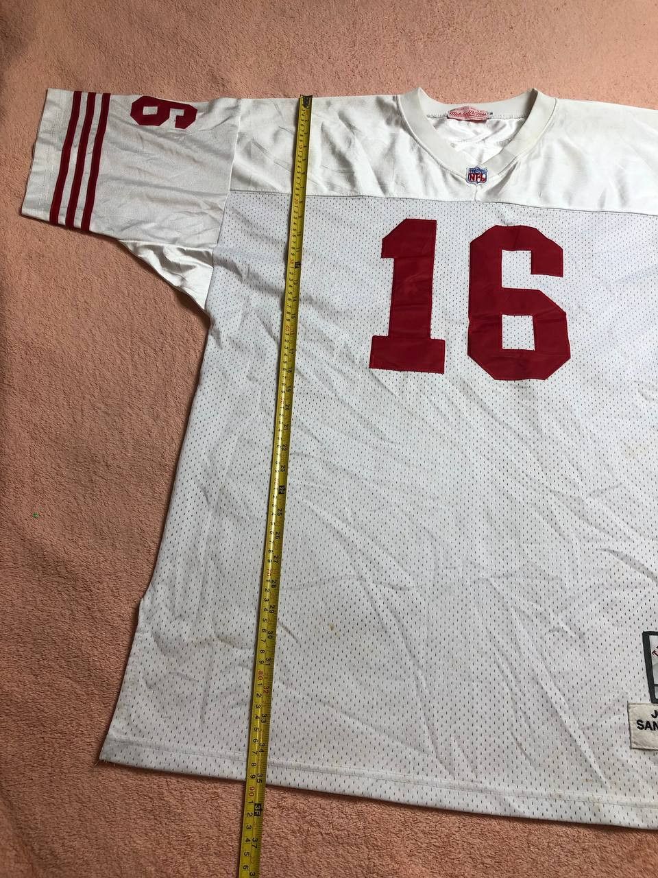NFL 49ers Joe Montana Mitchell and Ness White Legacy Jersey Size US XXL / EU 58 / 5 - 15 Thumbnail