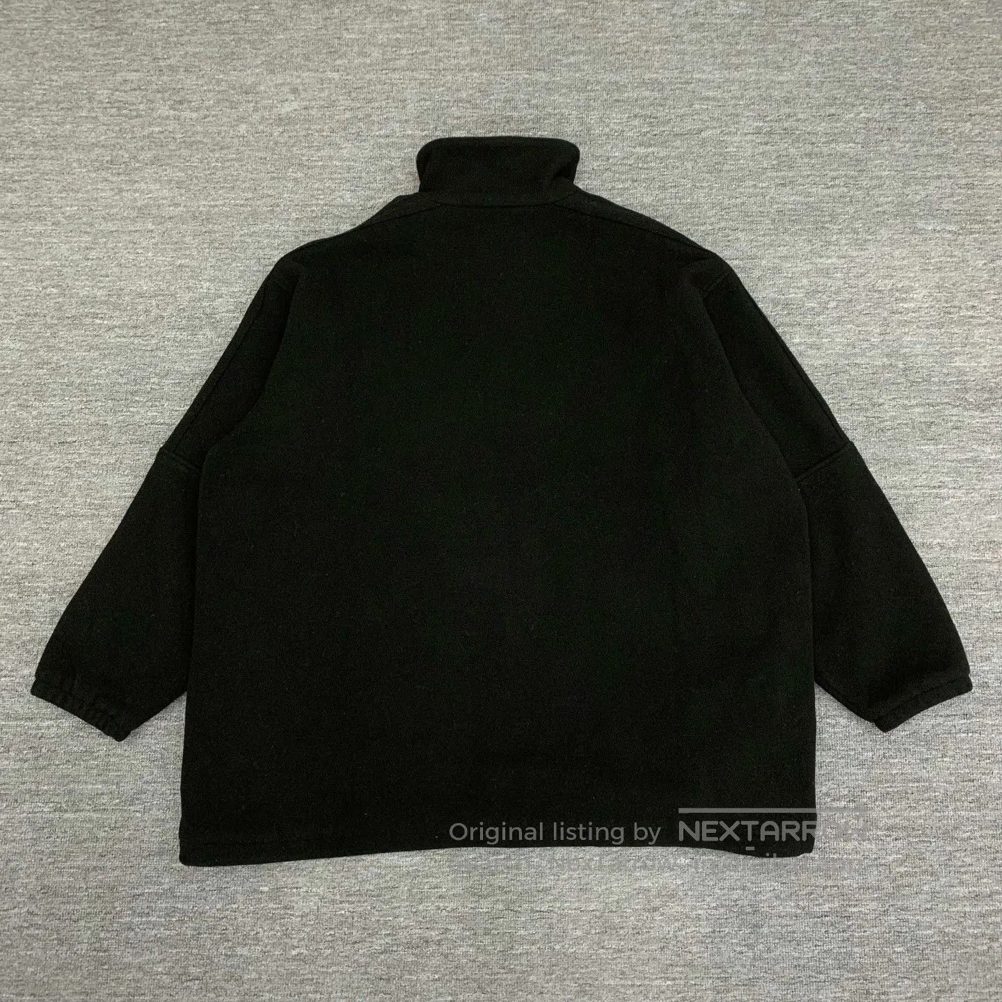 Balenciaga balenciaga black logo wool-cotton jacket. Size US L / EU 52-54 / 3 - 2 Thumbnail