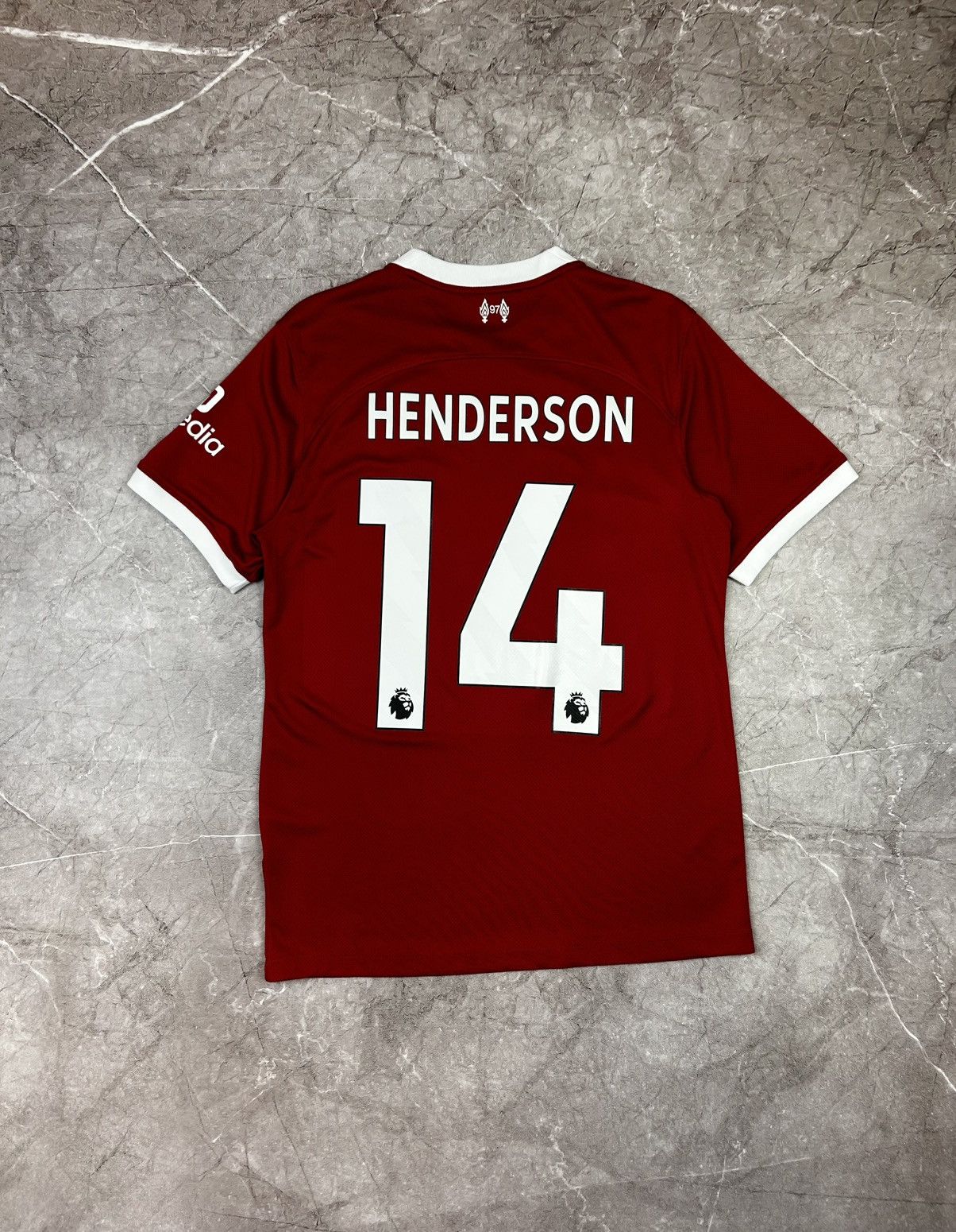 Nike Liverpool FC #14 Henderson Nike Soccer Jersey Football Retro Size US S / EU 44-46 / 1 - 1 Thumbnail