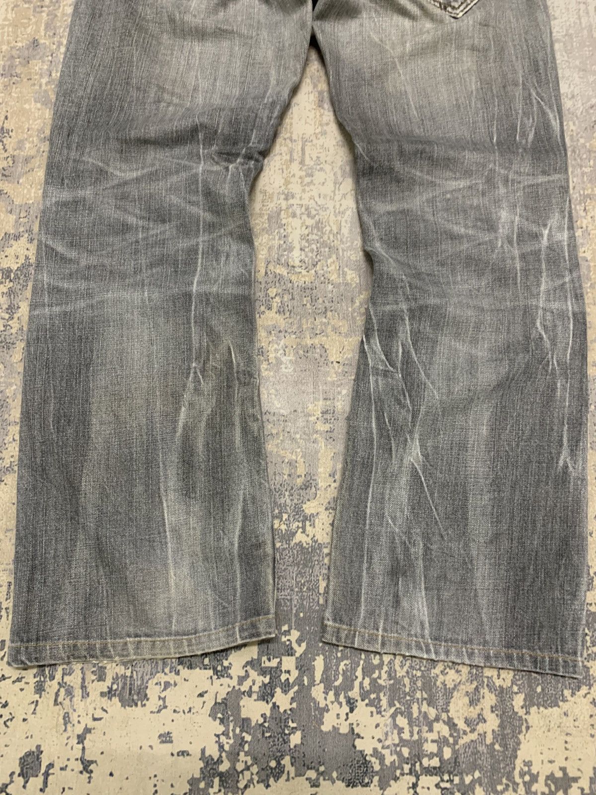 Levi's Levis 507 Flared Jeans Bootcut Clawmark Distressed Jeans Size US 34 / EU 50 - 9 Thumbnail