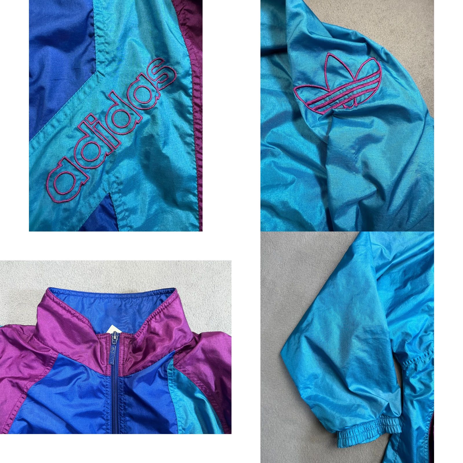 Adidas VINTAGE adidas Tracksuit Top Zip Jacket Mens S Blue Track Jacket Mens S Blue Adidas Shirt? (note: this line is incorrect per constraints) Size 36R - 8 Thumbnail