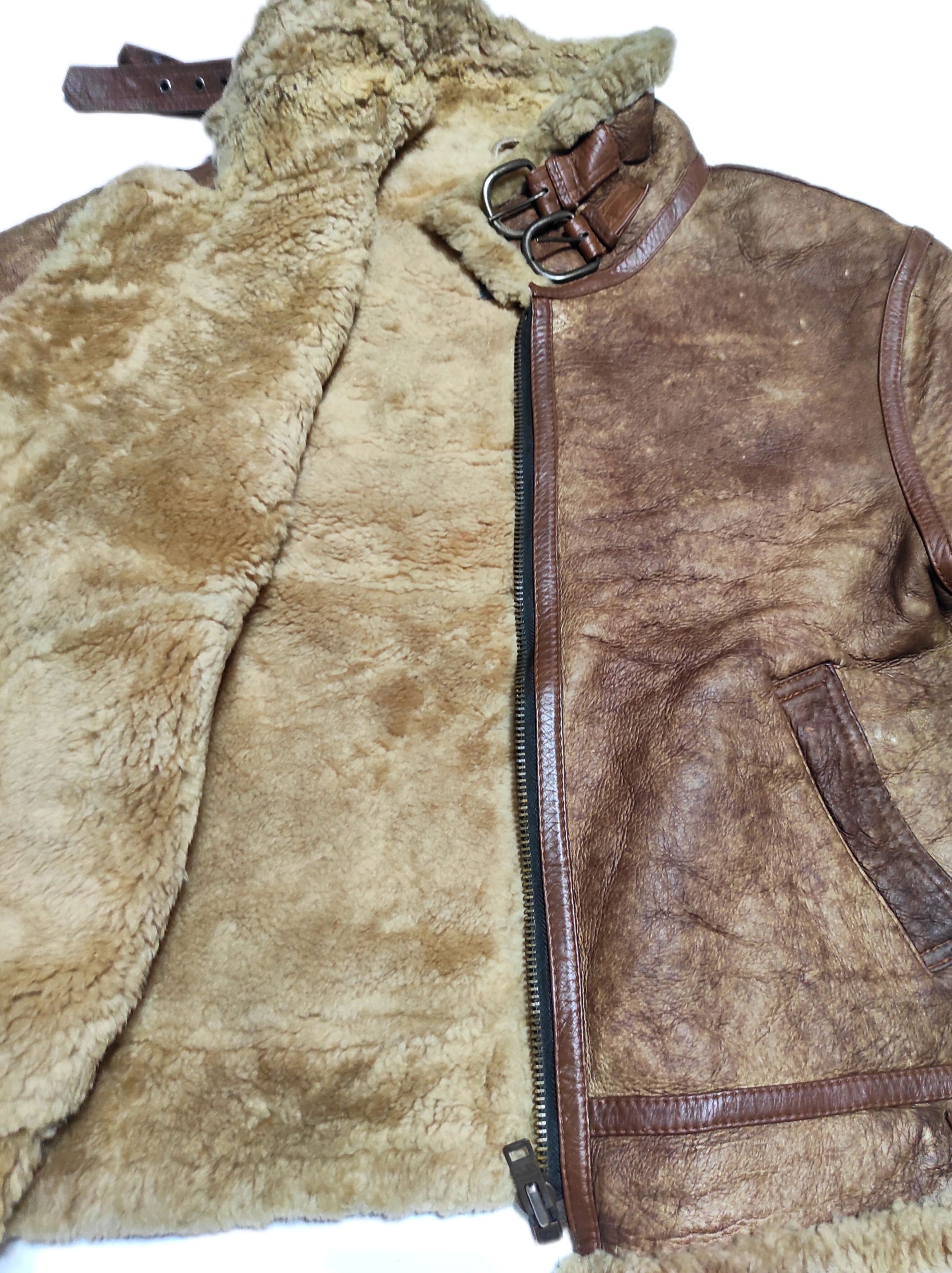 Japanese Brand Beautiful Shearling Bomber Jacket Type B-3 Australia Size US XL / EU 56 / 4 - 8 Thumbnail