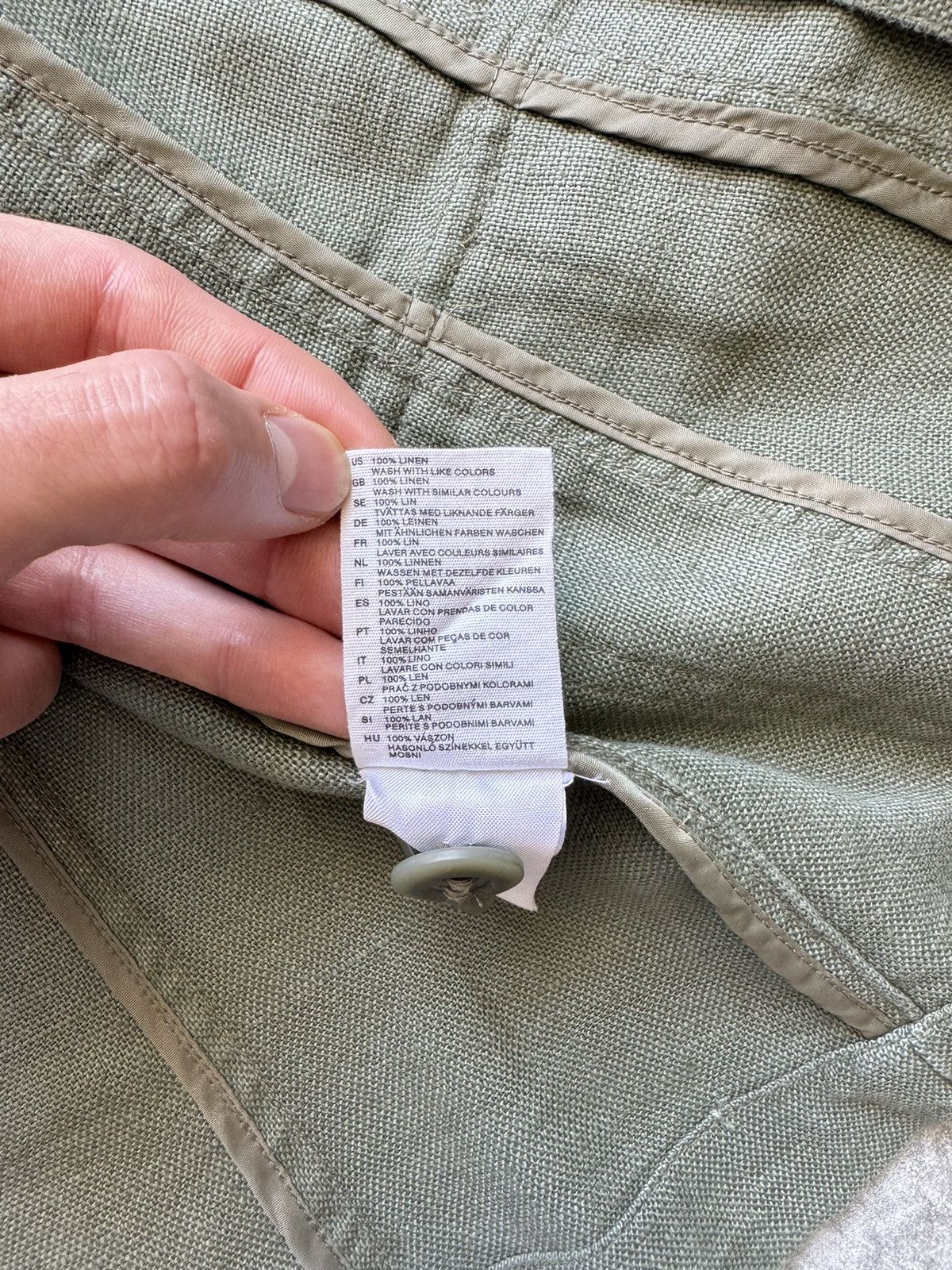 H&M × Japanese Brand H&M Linen Blazer Cargo pockets Womens size 38 Size S / US 4 / IT 40 - 7 Thumbnail