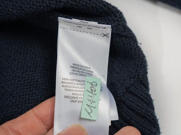 Polo Ralph Lauren Polo Ralph Laảuen Iconic Bear Cotton Sweater Navy Size US XS / EU 42 / 0 - 7 Thumbnail