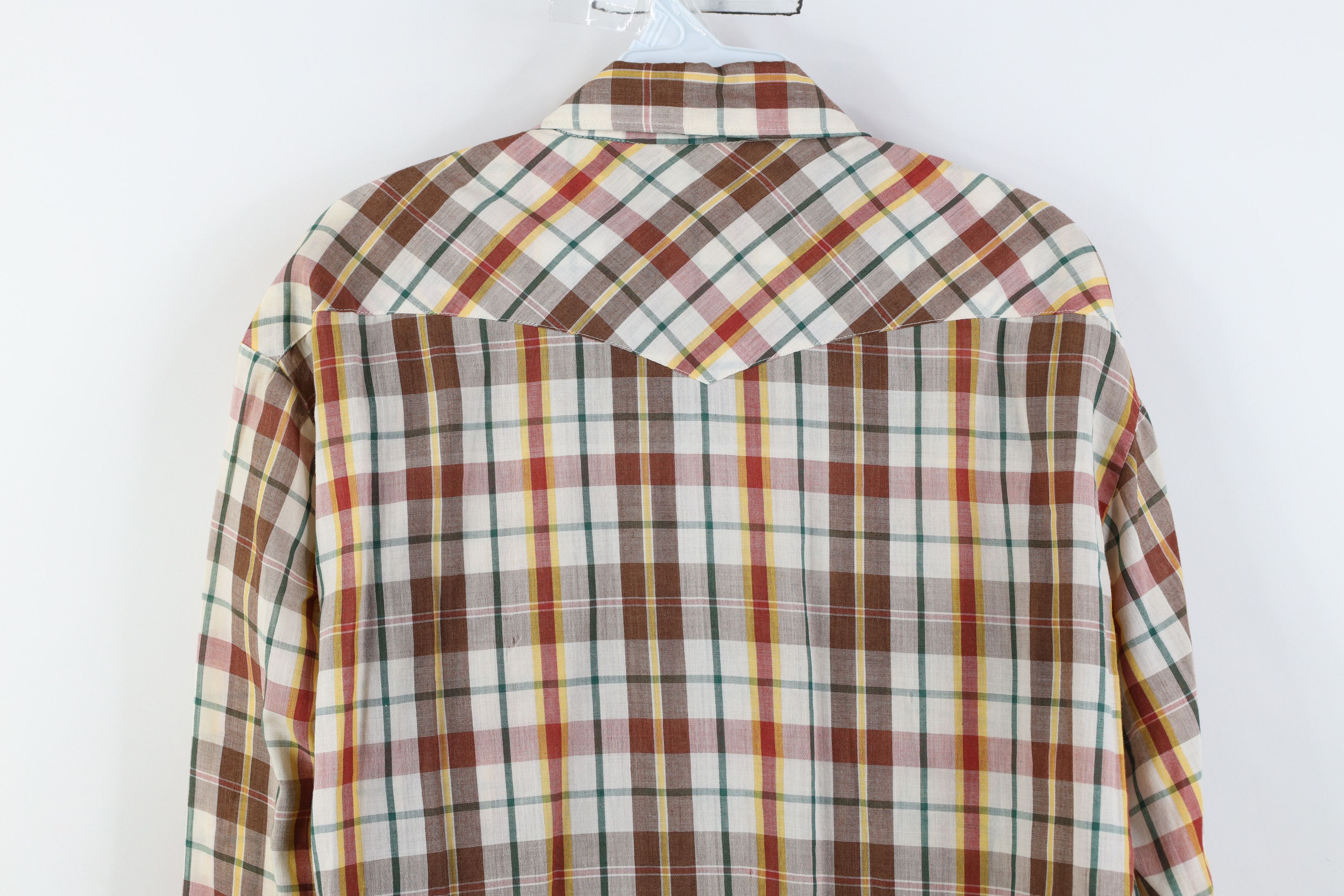 Vintage Vintage 70s Streetwear Rodeo Cowboy Snap Button Shirt Size US L / EU 52-54 / 3 - 16 Thumbnail