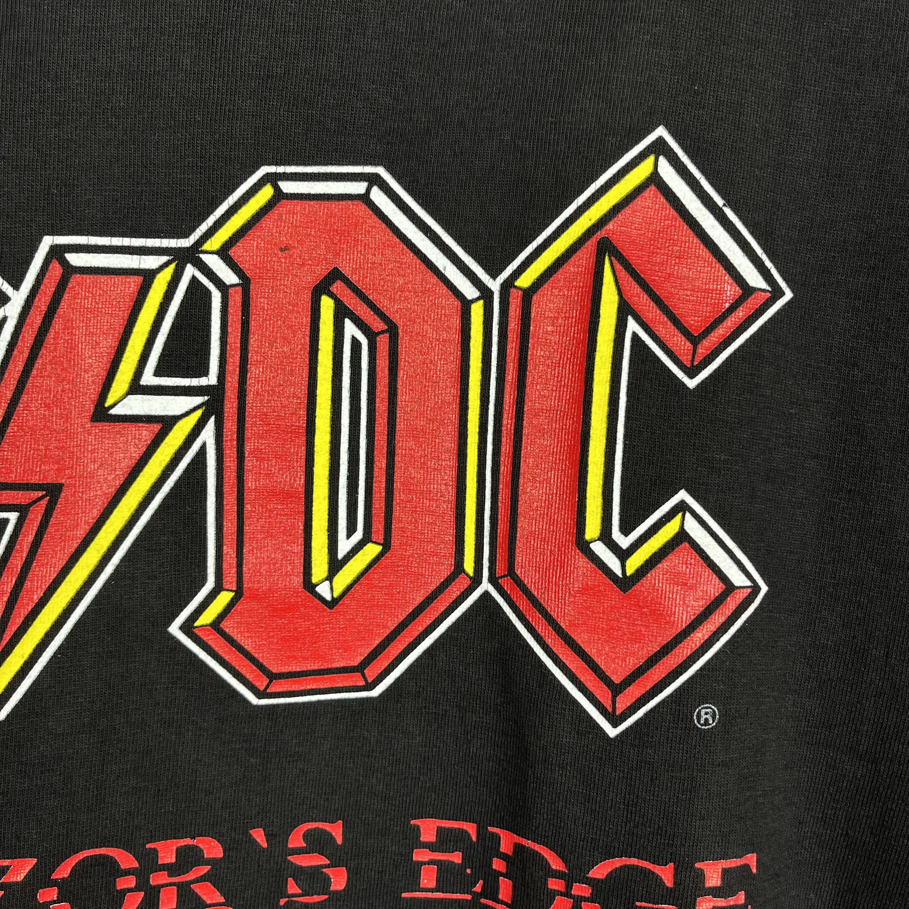 Band Tees Vintage AC/DC The Razors Edge Rare Rock Band T Shirt 1990’s Size US L / EU 52-54 / 3 - 11 Thumbnail