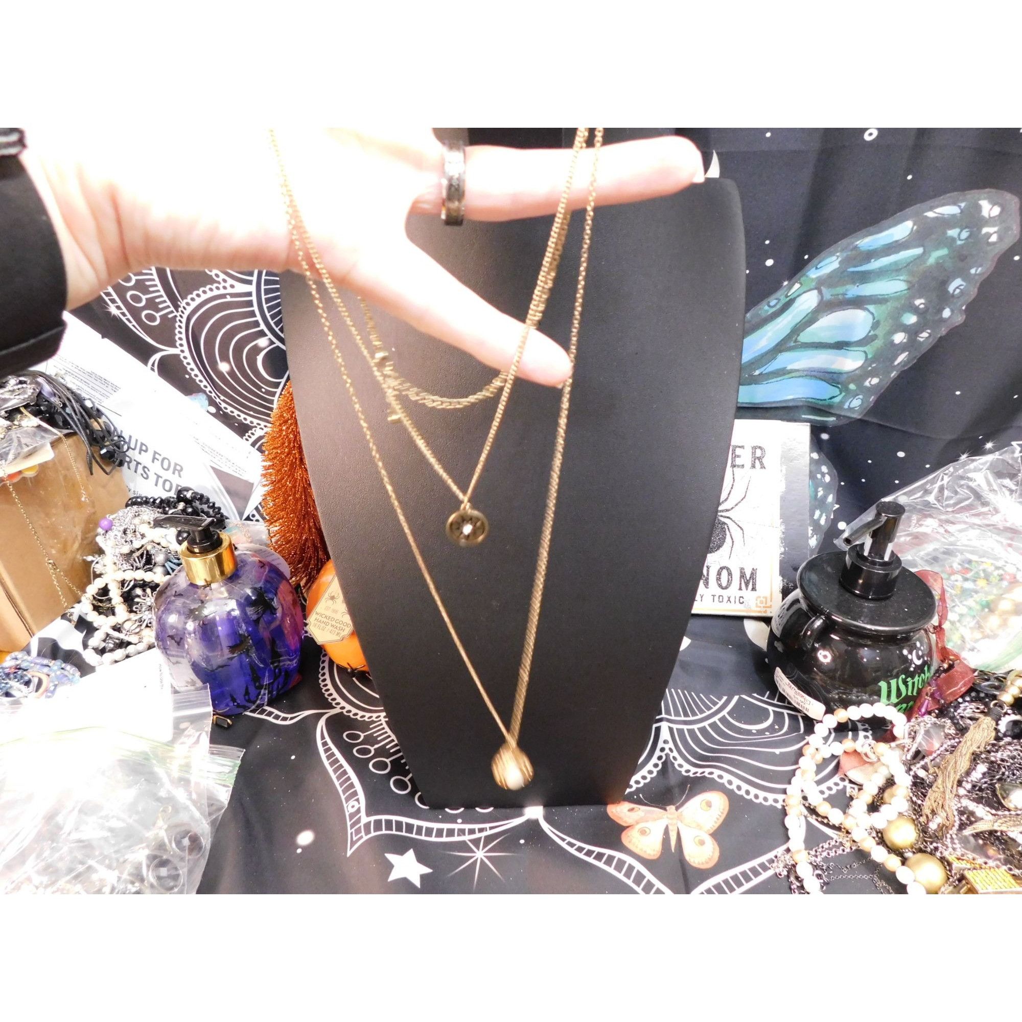 Other Celestial Goddess Gold Tone Multilayer Necklace Size ONE SIZE - 10 Thumbnail