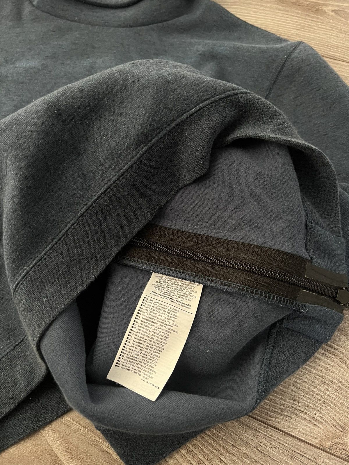 Nike Nike Tech Fleece Blue Ninja Neck Style Regular Sweatshirt Size XL / US 12-14 / IT 48-50 - 15 Thumbnail