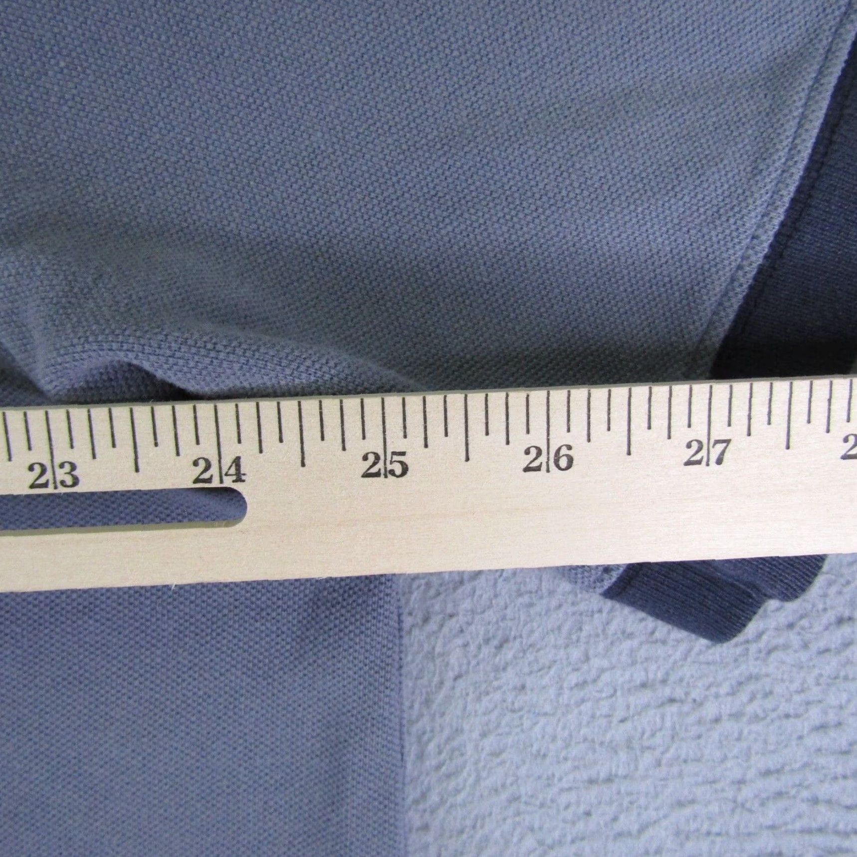 Vintage VINTAGE LL Bean Polo Shirt Men XL Tall Blue Contrast Collar Pique Cotton Short Sleeve - 90s/Classic Mens XL Tall Blue Polo Shirt Size US XL / EU 56 / 4 - 4 Thumbnail
