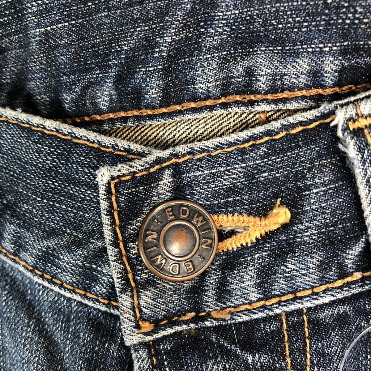 Edwin 503 Edwin Premium vintage faded Blue Denim Pants #7599 Size US 30 / EU 46 - 11 Thumbnail