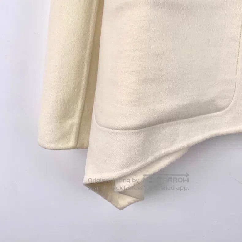 Hermes Hermes Beige Cashmere Long Sleeve Short Coat Jacket Size XS / US 0-2 / IT 36-38 - 4 Thumbnail