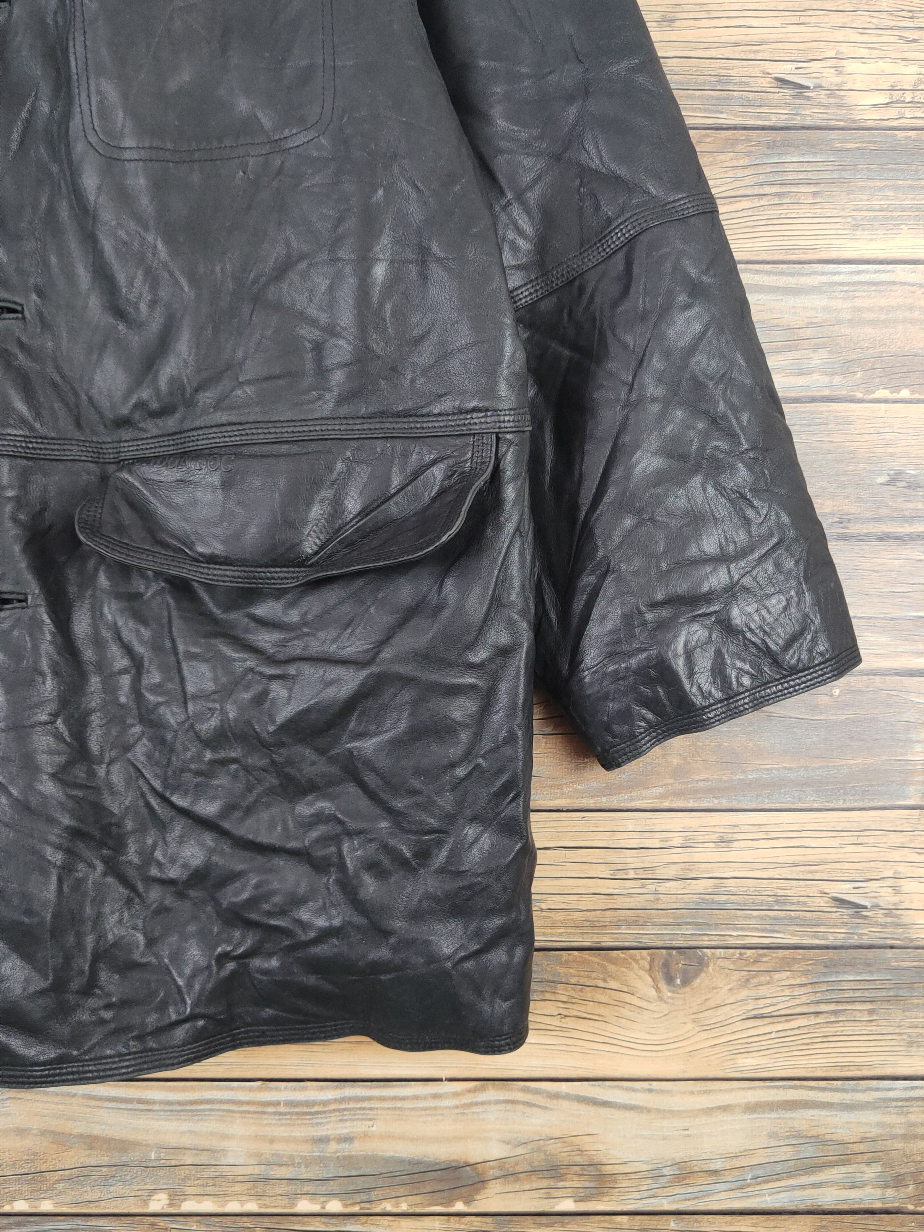 London Fog London Fog vintage Black Leather Jackets #W1120 Size US L / EU 52-54 / 3 - 8 Thumbnail